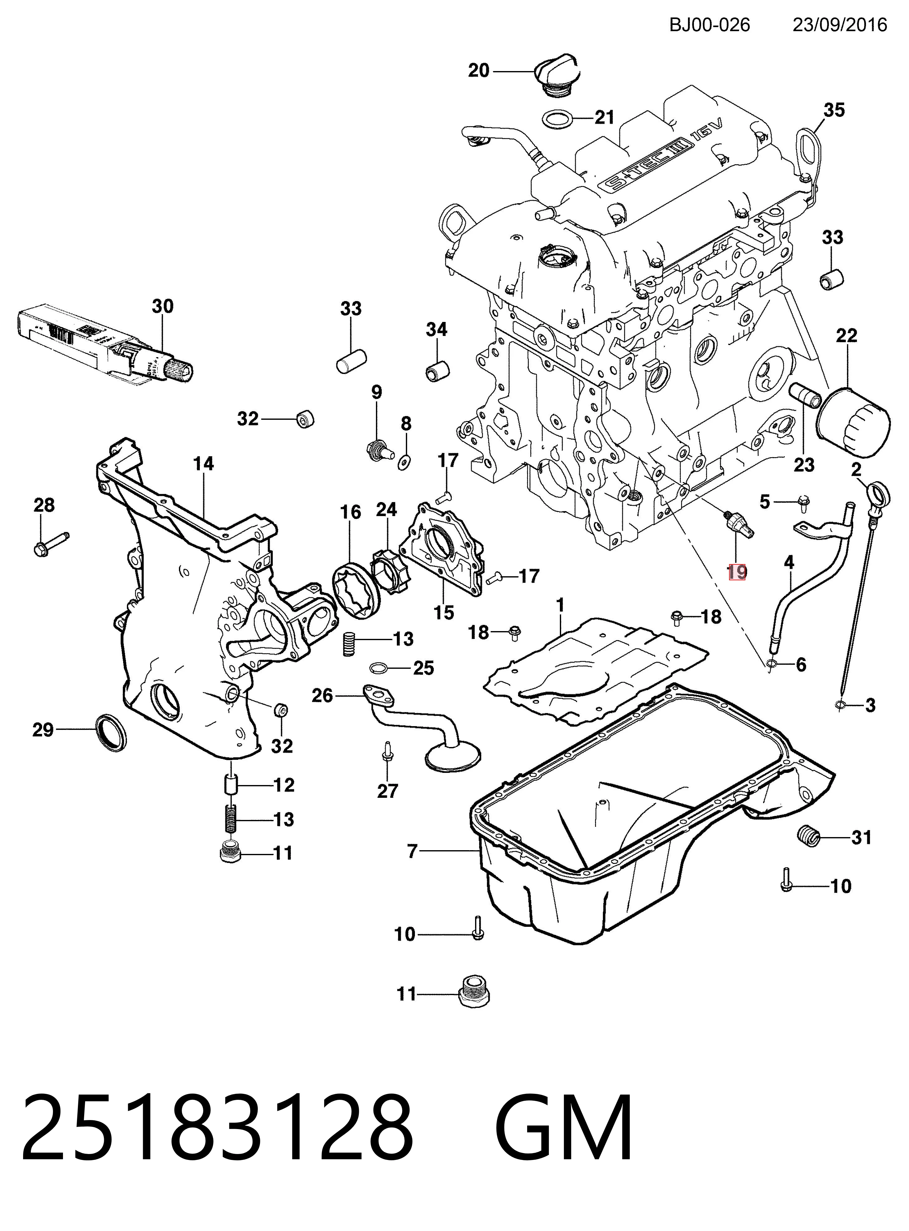 Czujnik ciśnienia oleju do Chevrolet Spark (Matiz) M300