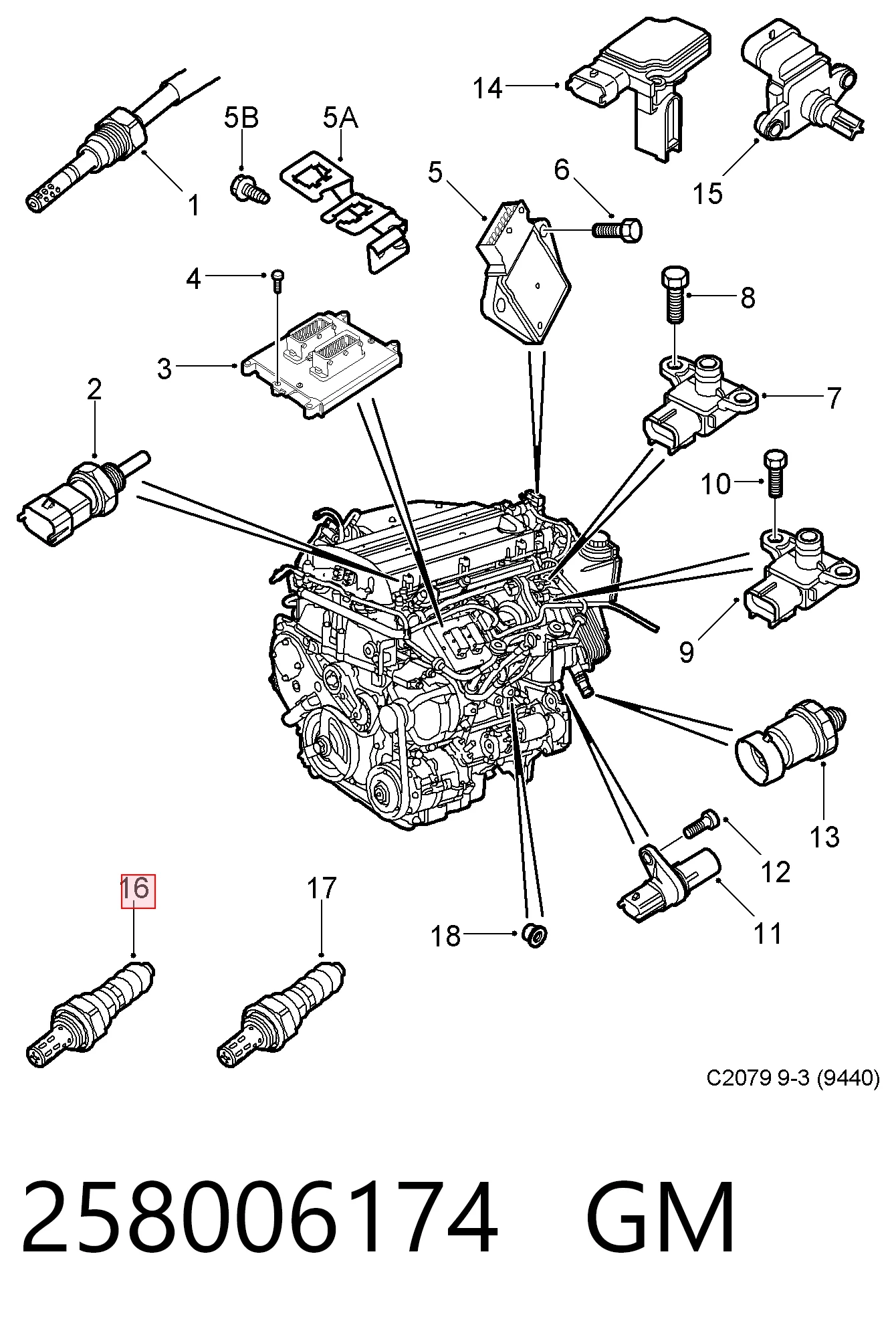 Sonda lambda, czujnik tlenu do Volvo S70  LS, LT