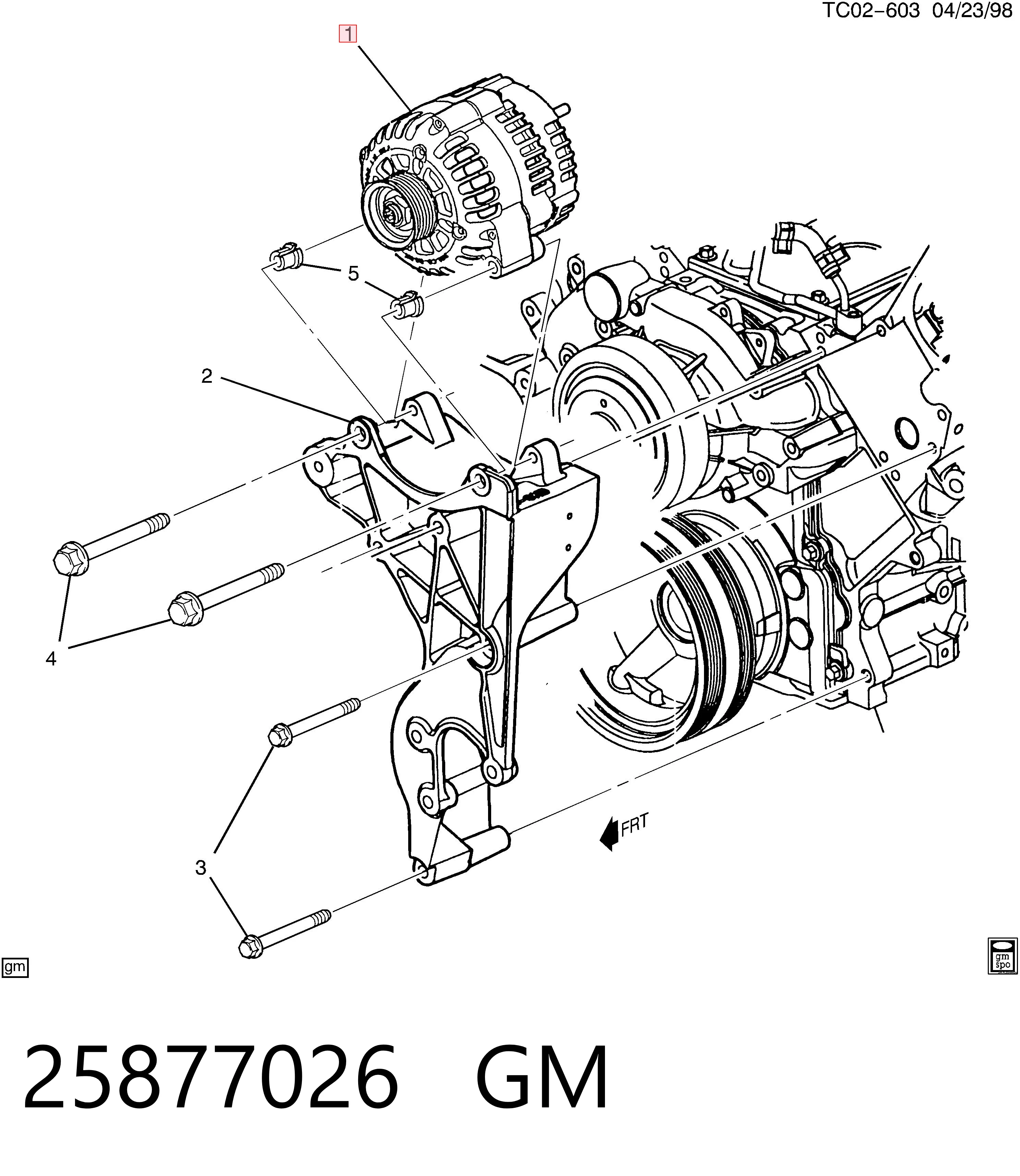 25877026 General Motors Alternator