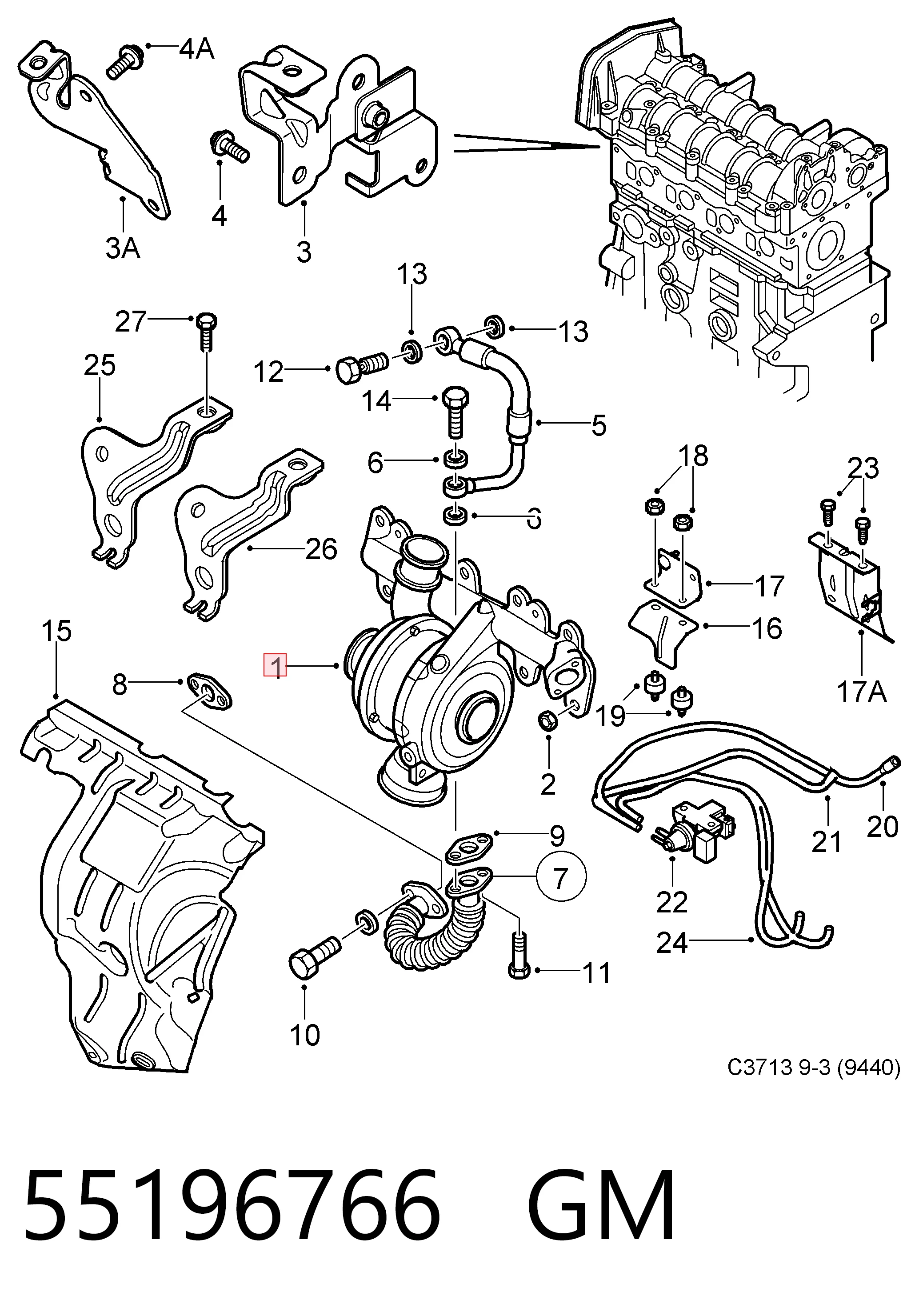 7663405002S Garrett Turbina