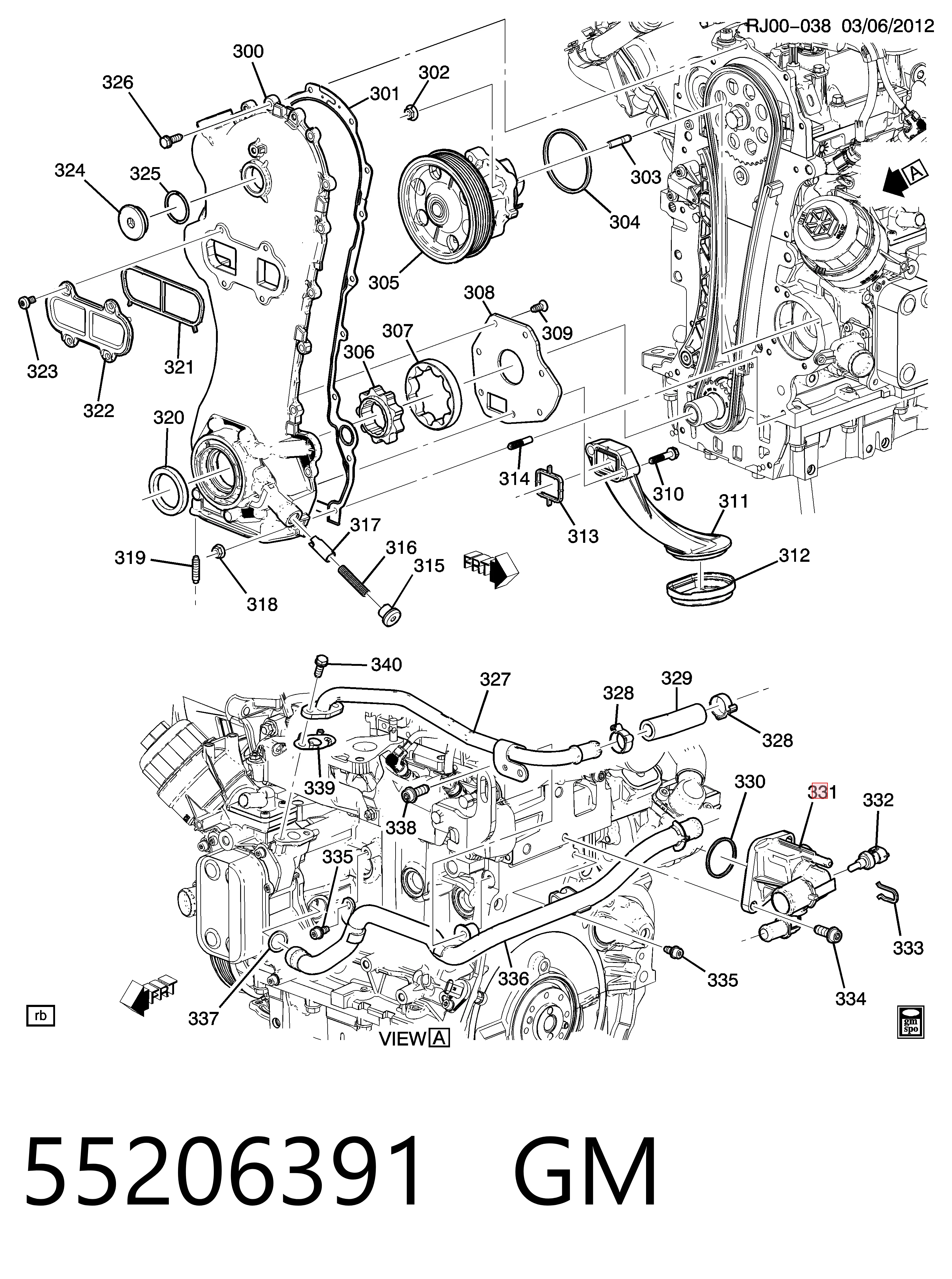 Obudowa termostatu do Opel Astra J Sports Tourer P10