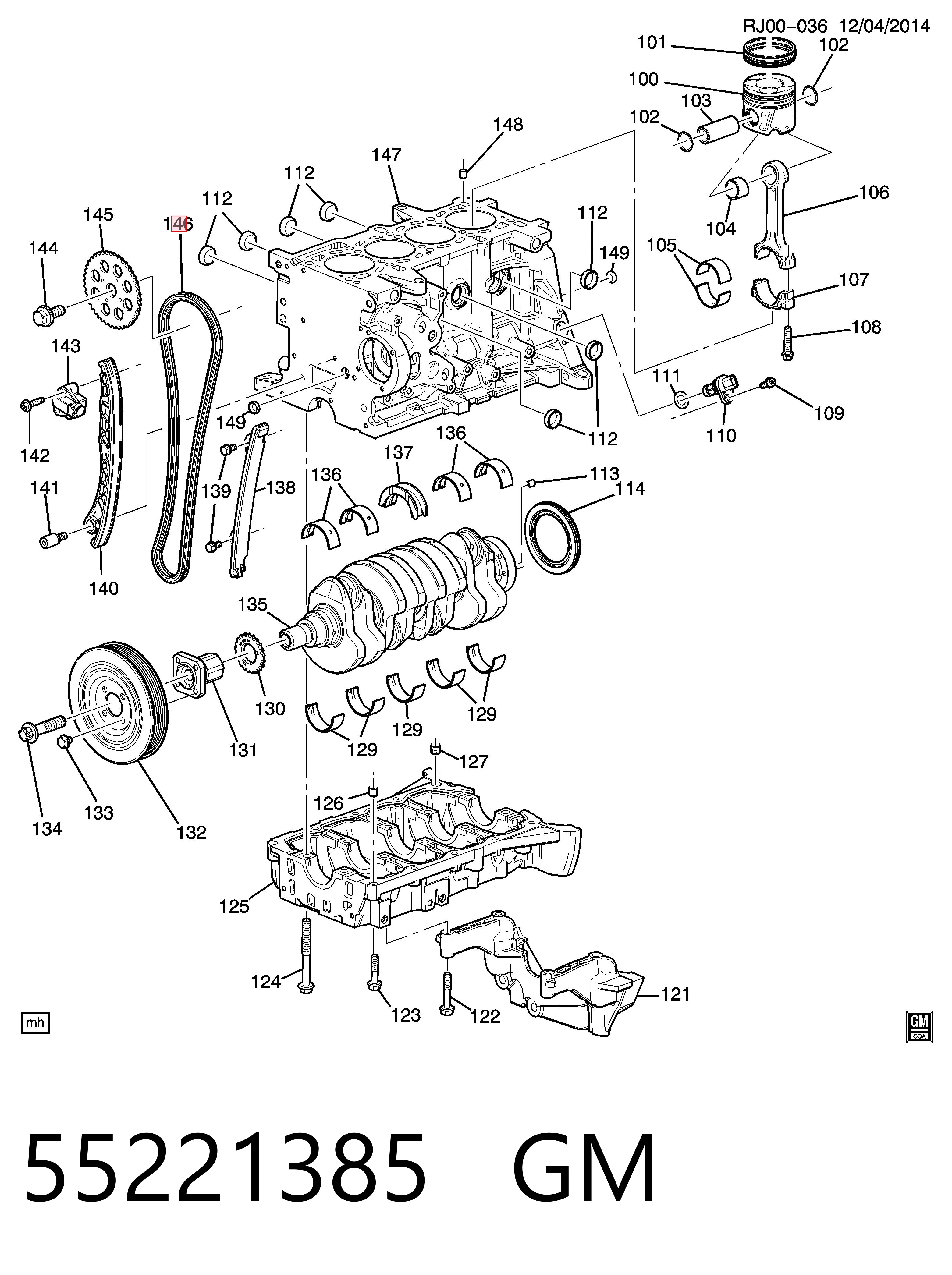 Łańcuch rozrządu Fiat Doblo I awangarda (223) (2001 - 2010) cena, od 58,39 USD