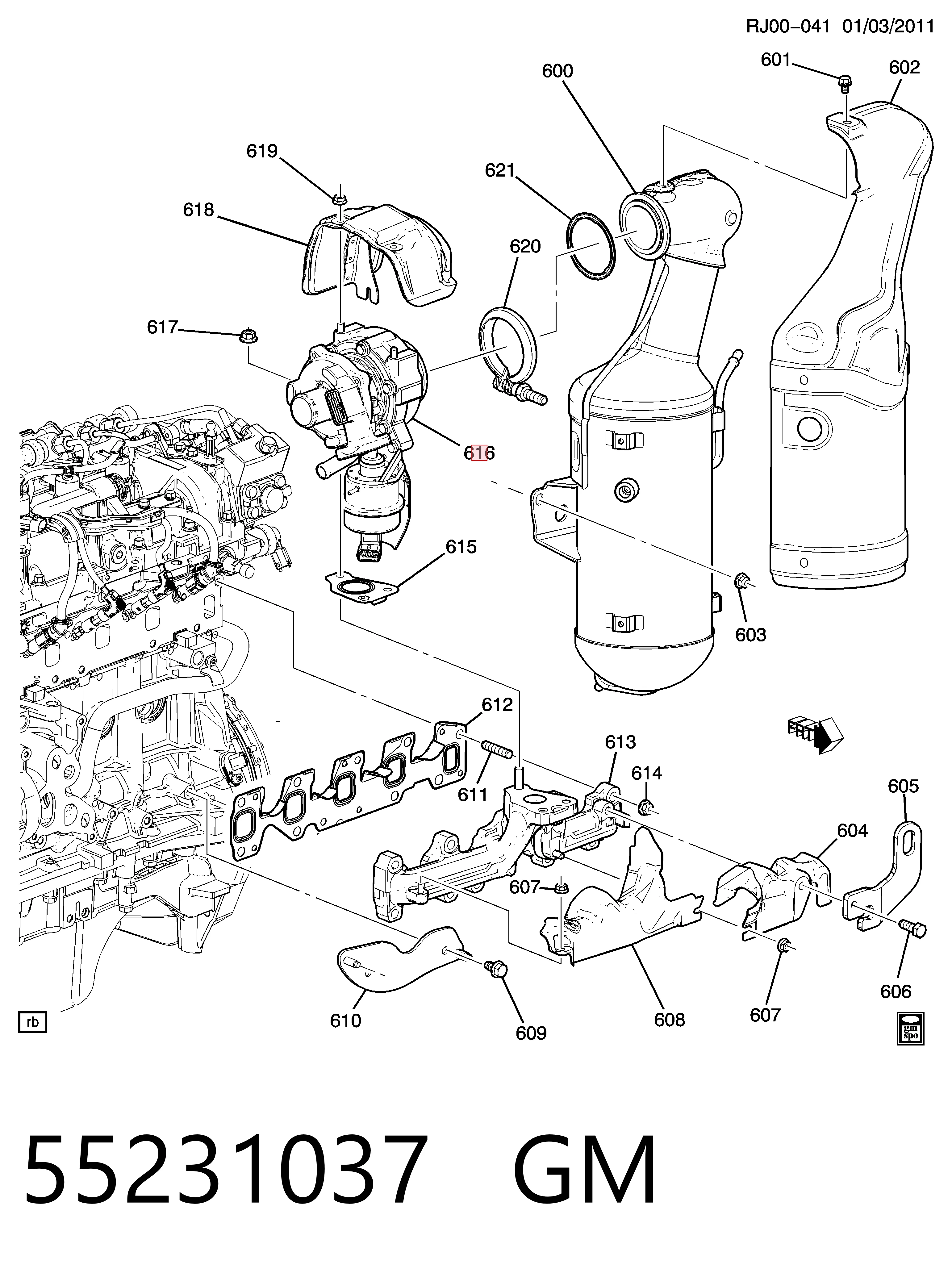 55253504 VAG Turbina