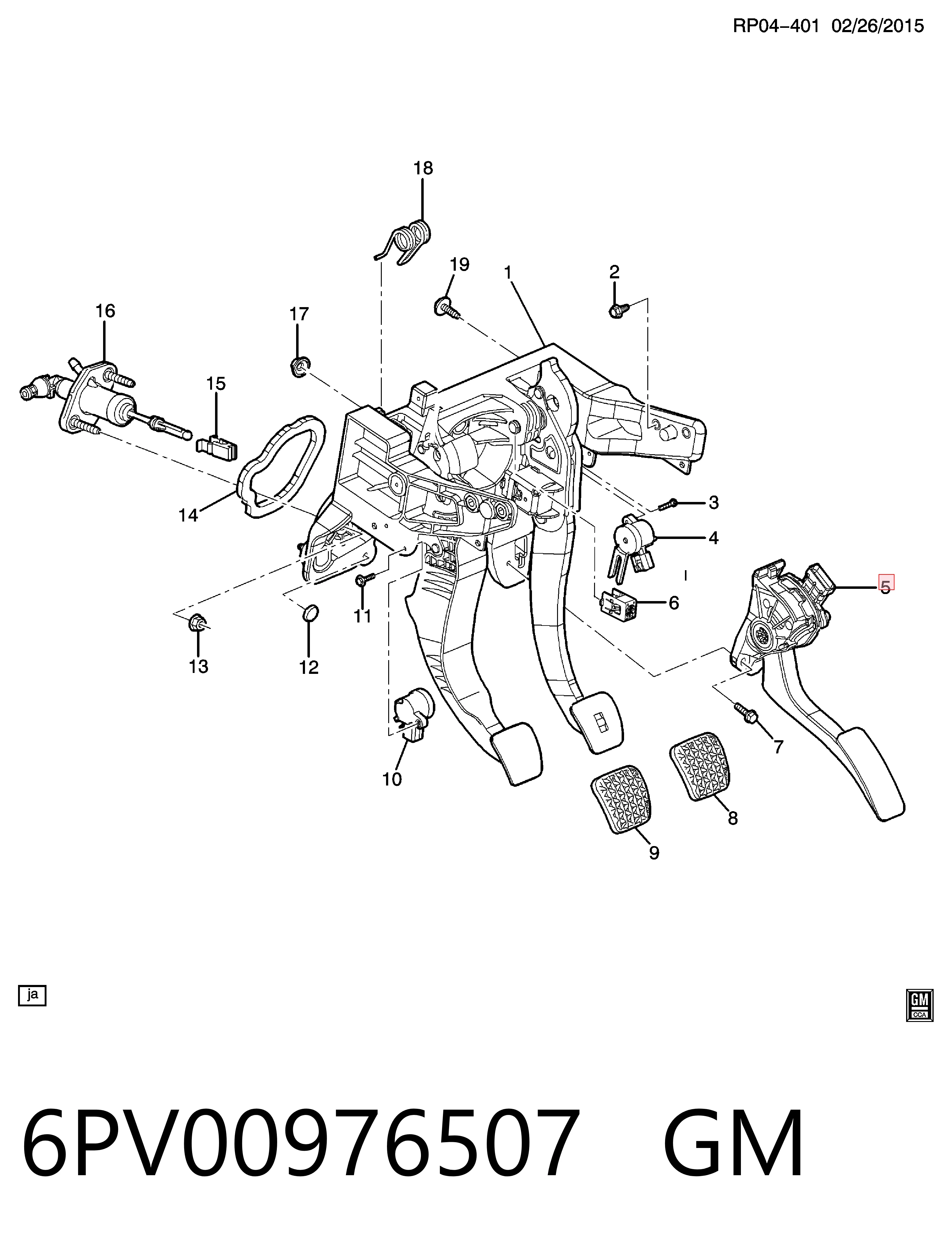 Pedał przyspieszenia (gazu) Opel Astra J Sports Tourer kombi (P10) (2010 - 2015) cena, od 35,75 USD