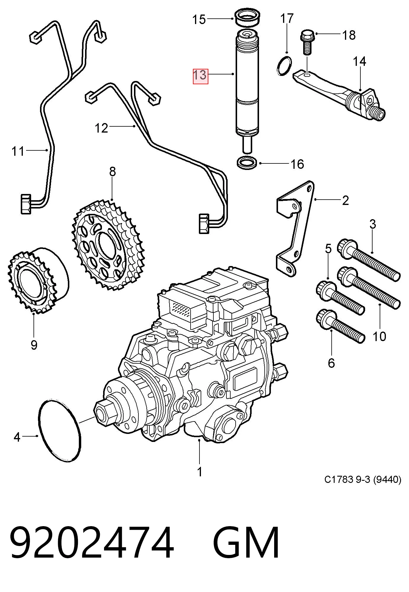 Wtryskiwacz paliwa do Opel Vectra B 36