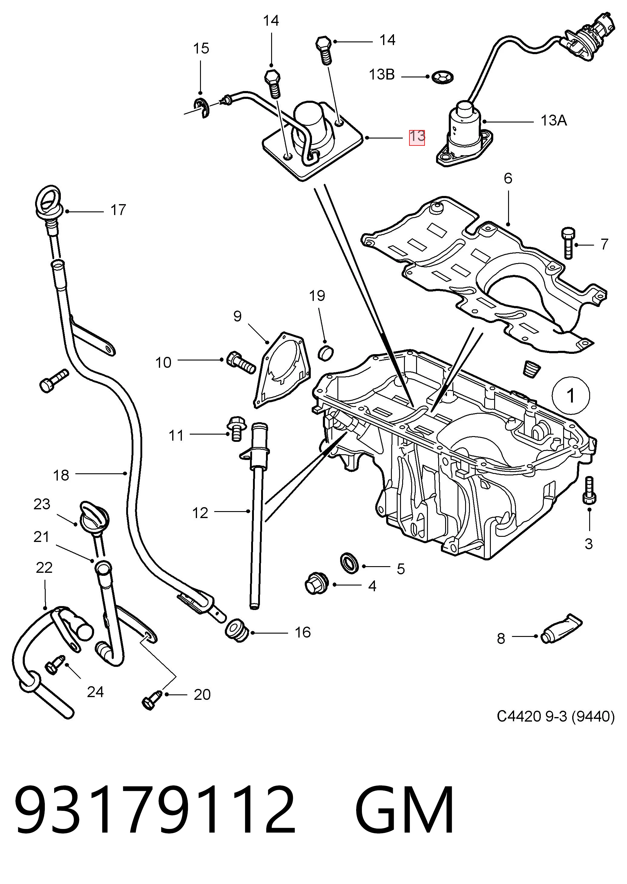 Czujnik poziomu oleju silnikowego  Opel Signum hatchback (2003 - 2008) cena, od 60,75 USD