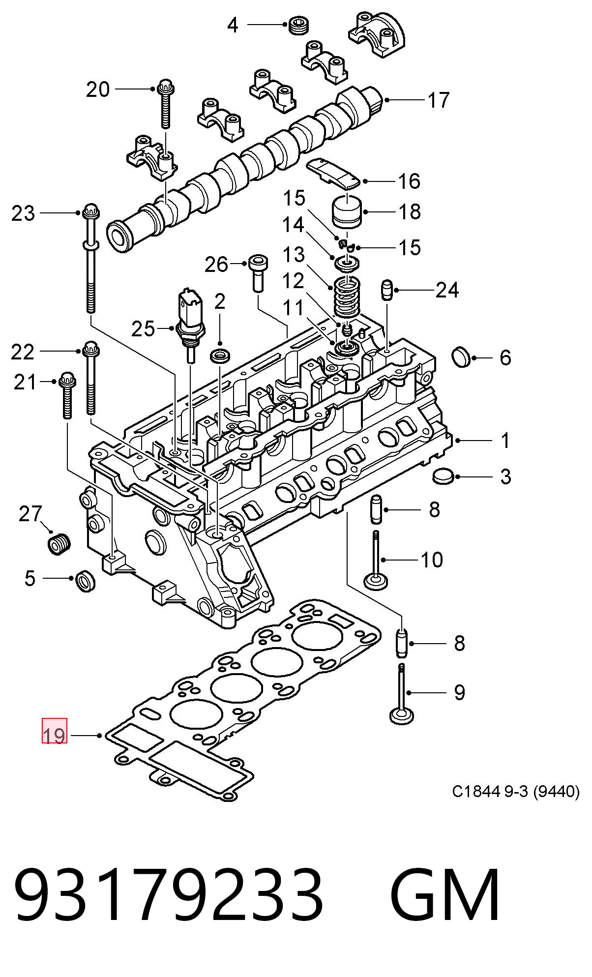 Uszczelka głowicy cylindrów do BMW 1  E81