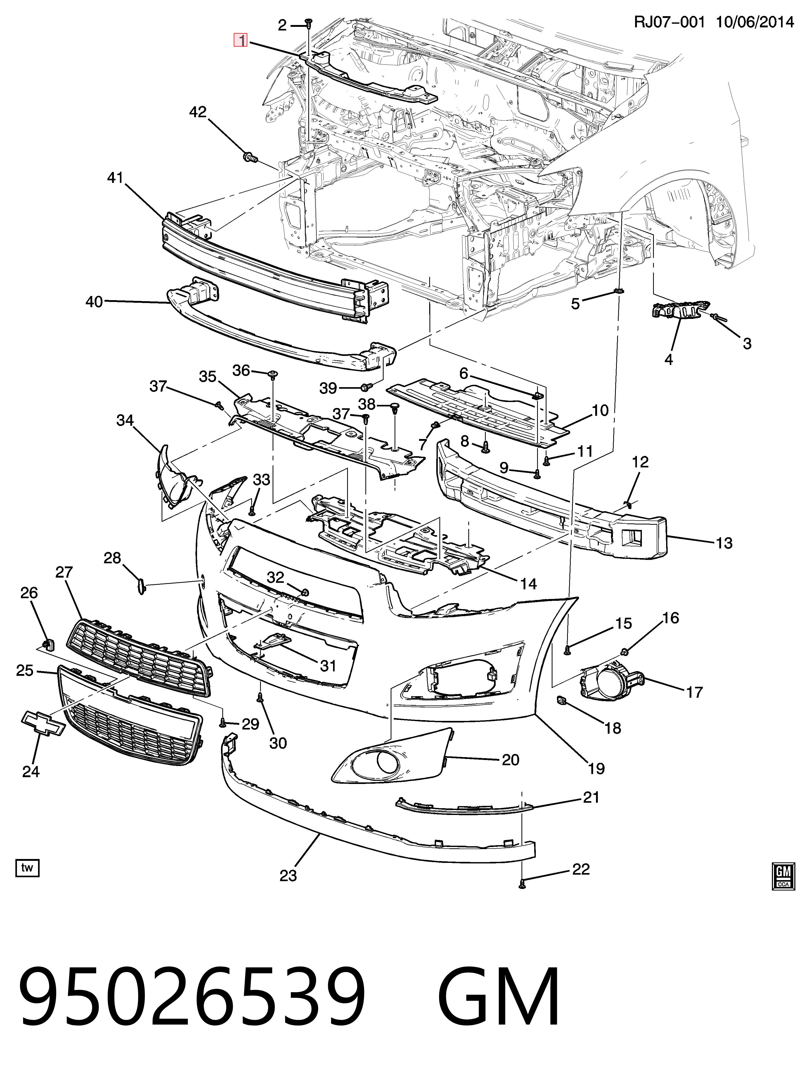 95026539 General Motors