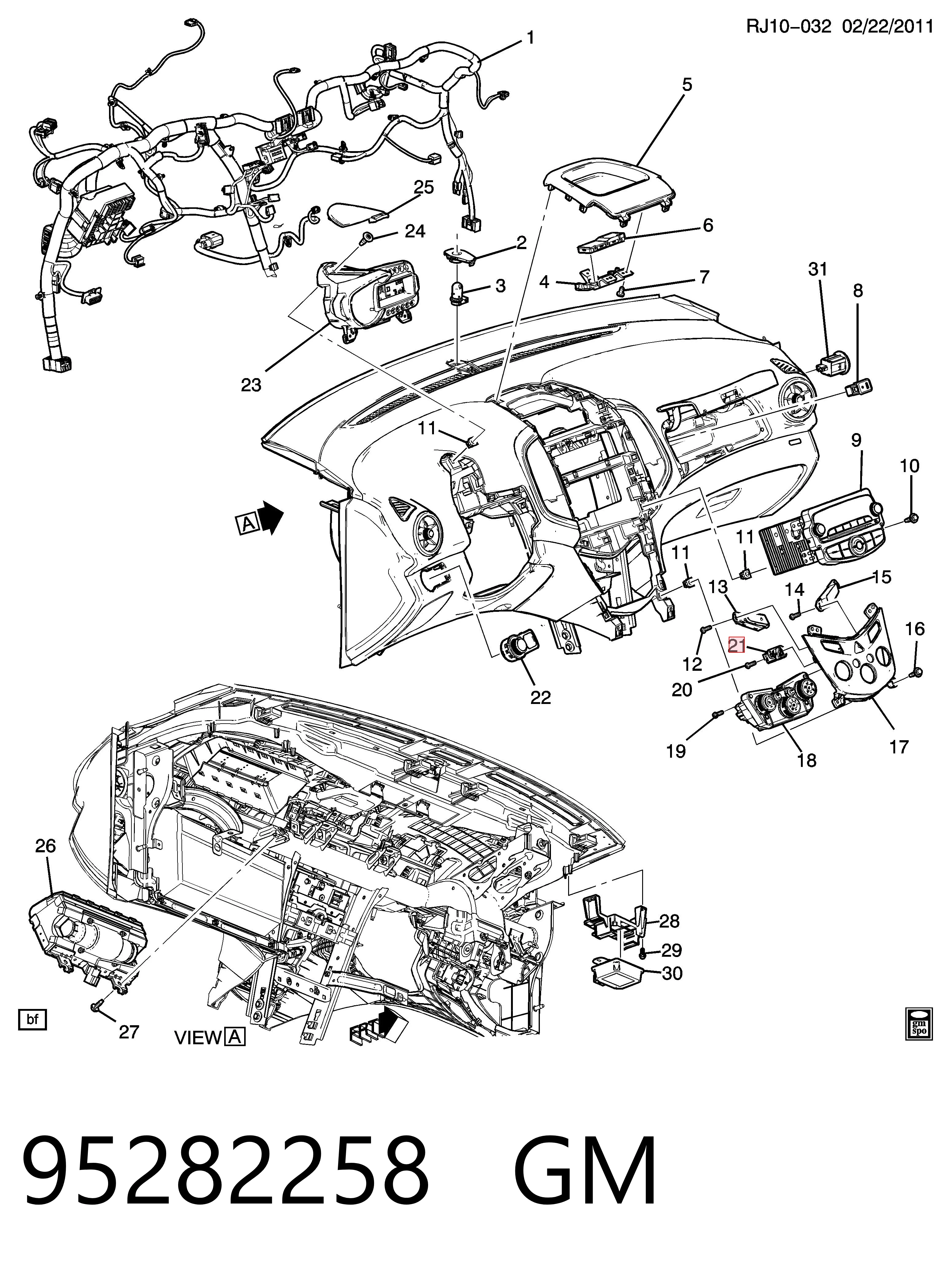 Przycisk włączania światła awaryjnego Chevrolet Aveo III sedana (T300) (2011 - 2020) cena, od 37,46 USD
