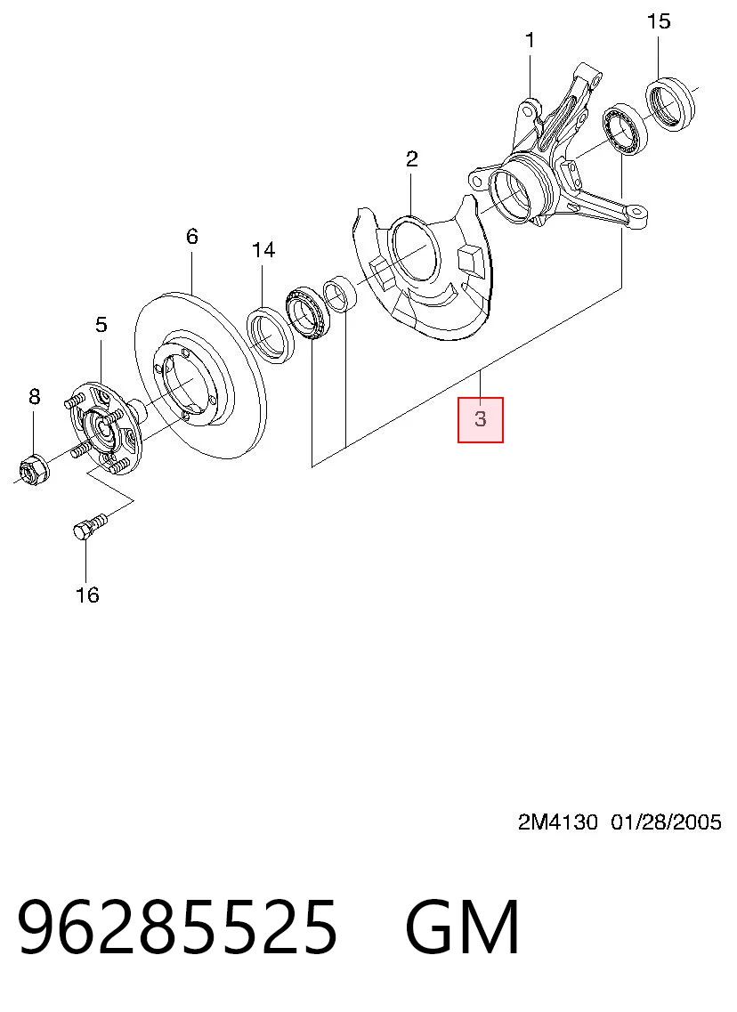 96285525 General Motors