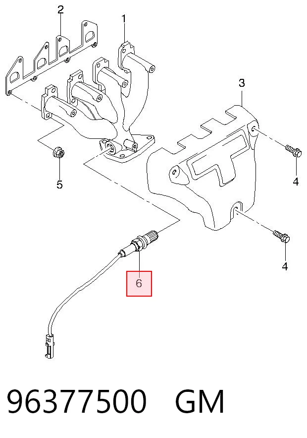 Sonda lambda, czujnik tlenu Mitsubishi Pajero I