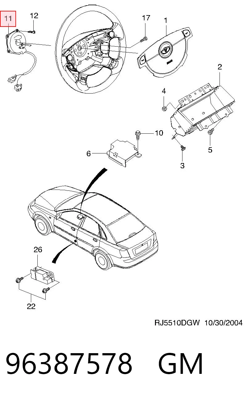 96387578 General Motors