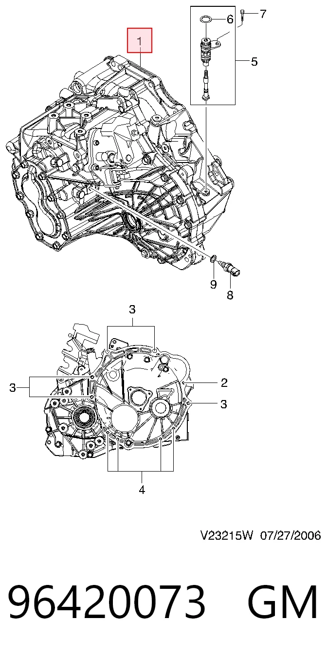 Mechaniczna skrzynia biegów w komplecie do Chevrolet Lacetti  J200