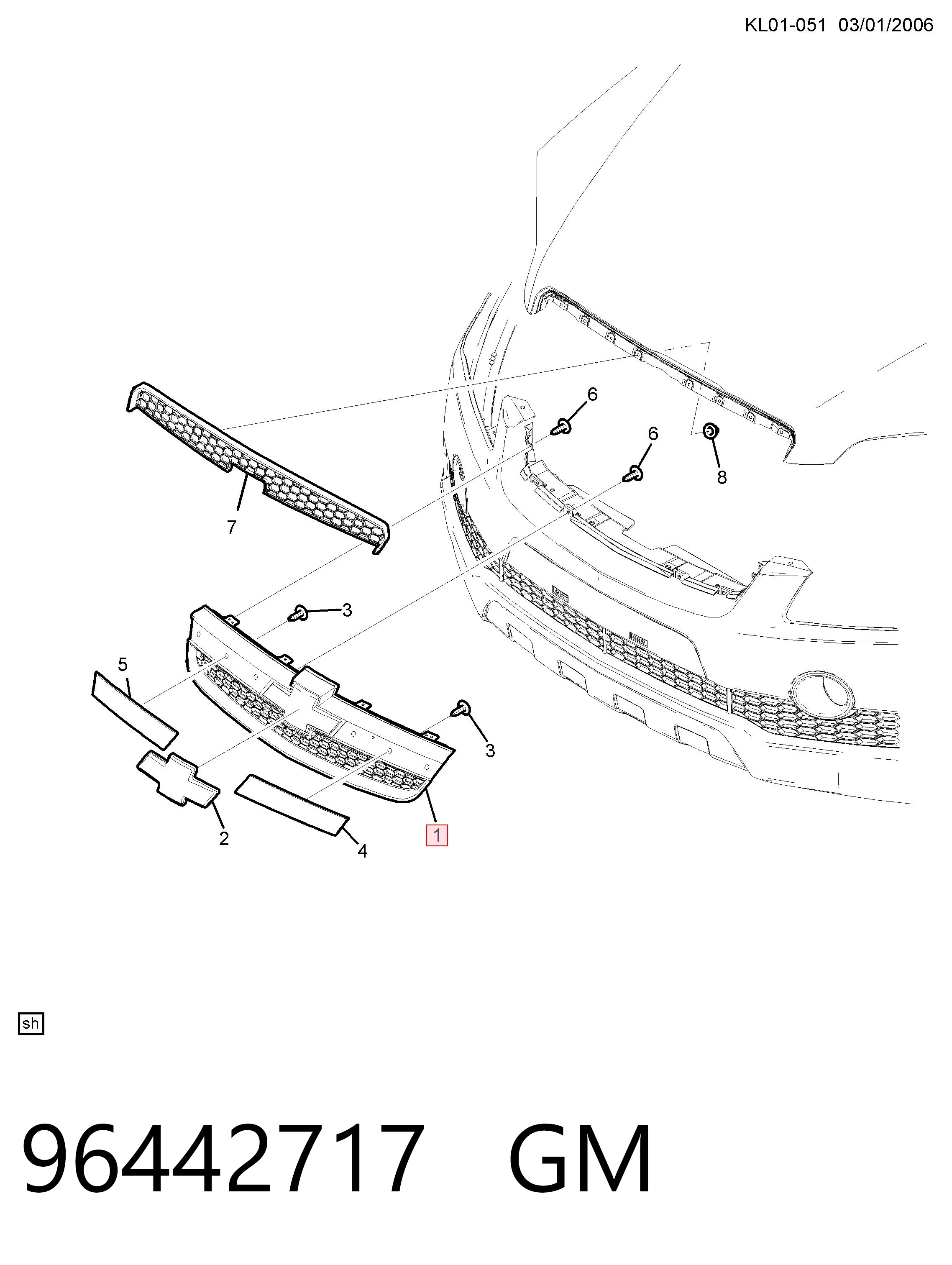 96442717 General Motors