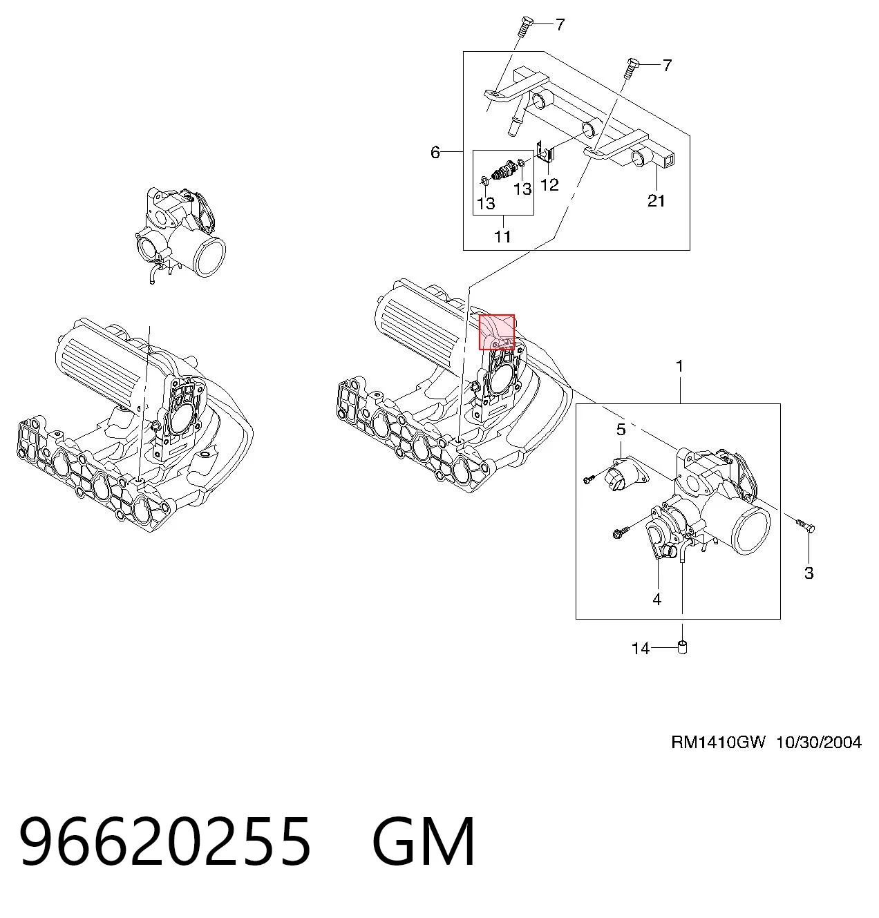 Wtryskiwacz paliwa do Chevrolet Aveo I T200