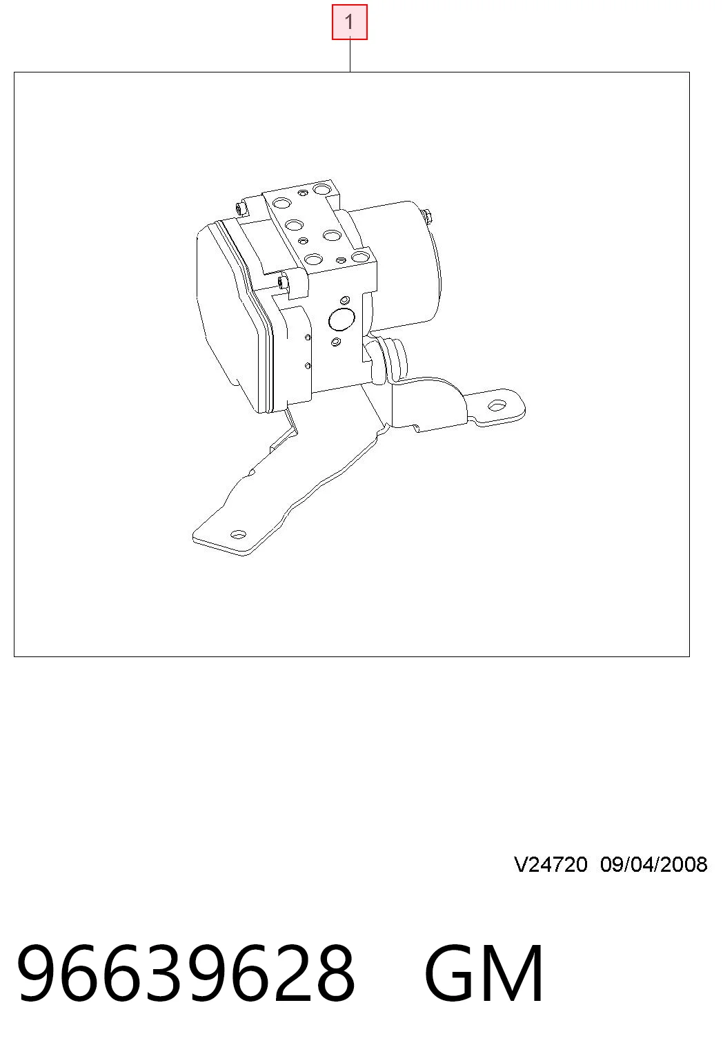 Sterownik ABS  hydrauliczny Chevrolet Epica II sedana (V250) (2006 - 2011) cena, od 165,38 USD