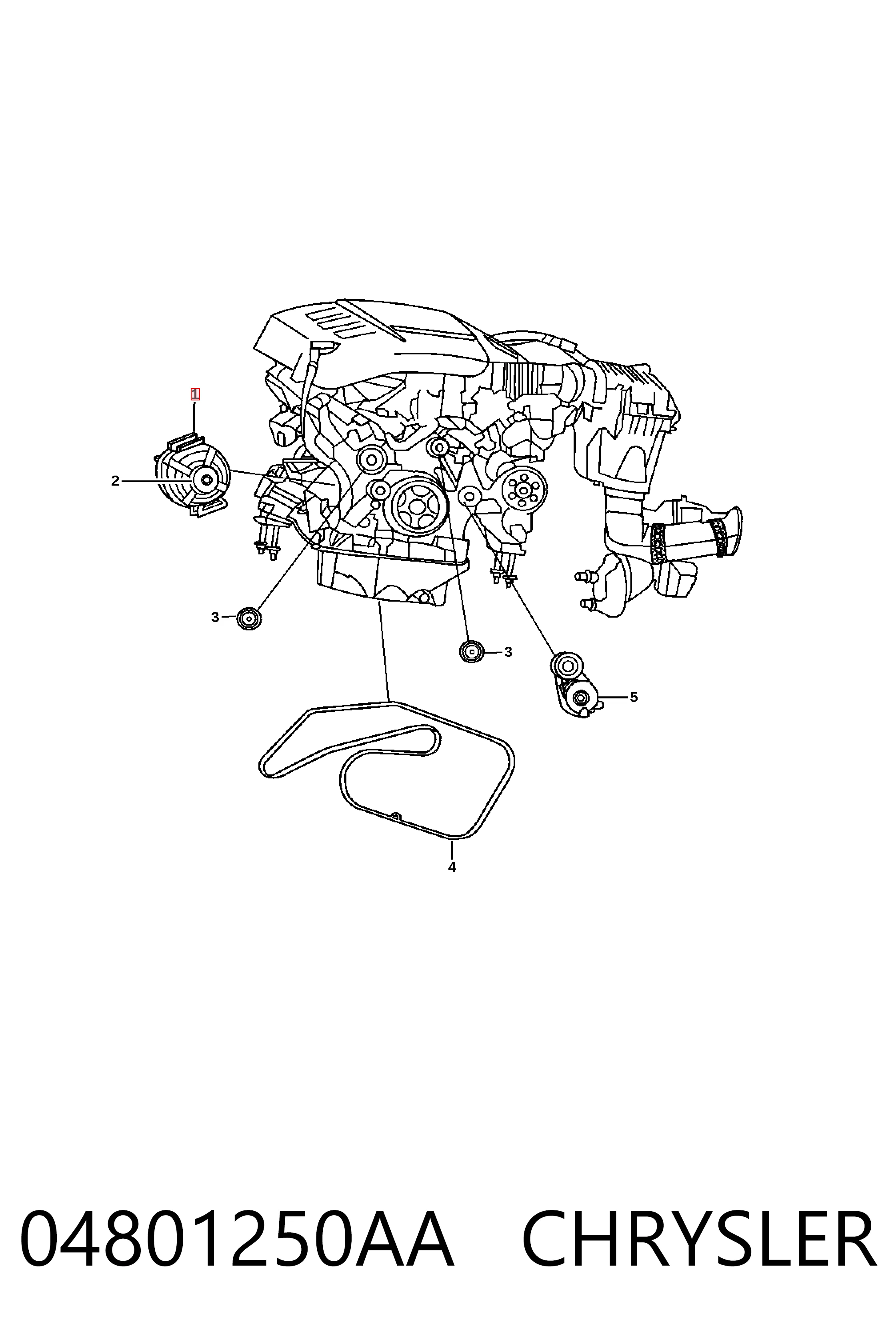 Alternator VAG 04801250AA