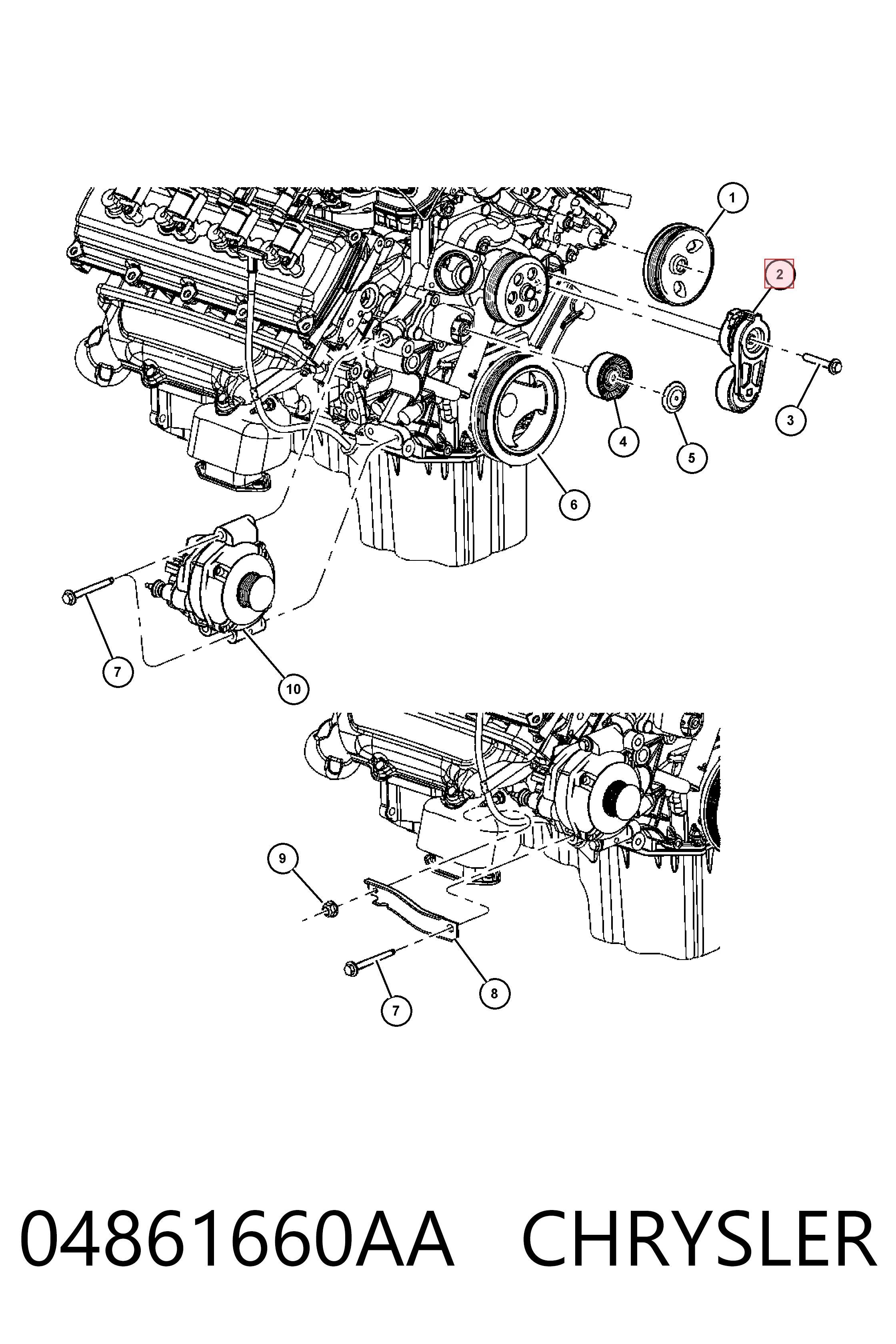 04861660AA Chrysler