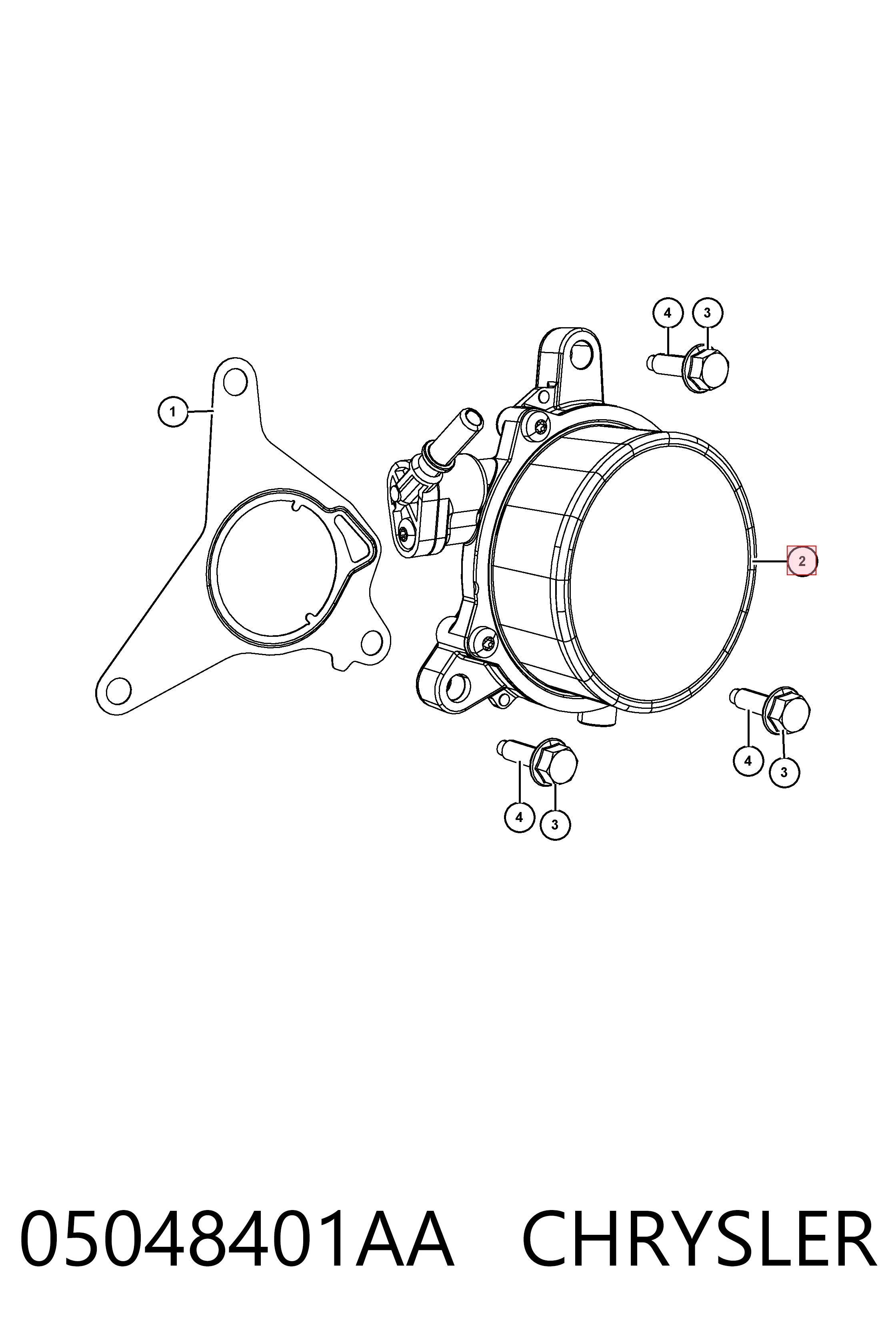 Do koszyka Pompa podciśnienia Jeep Cherokee  KL