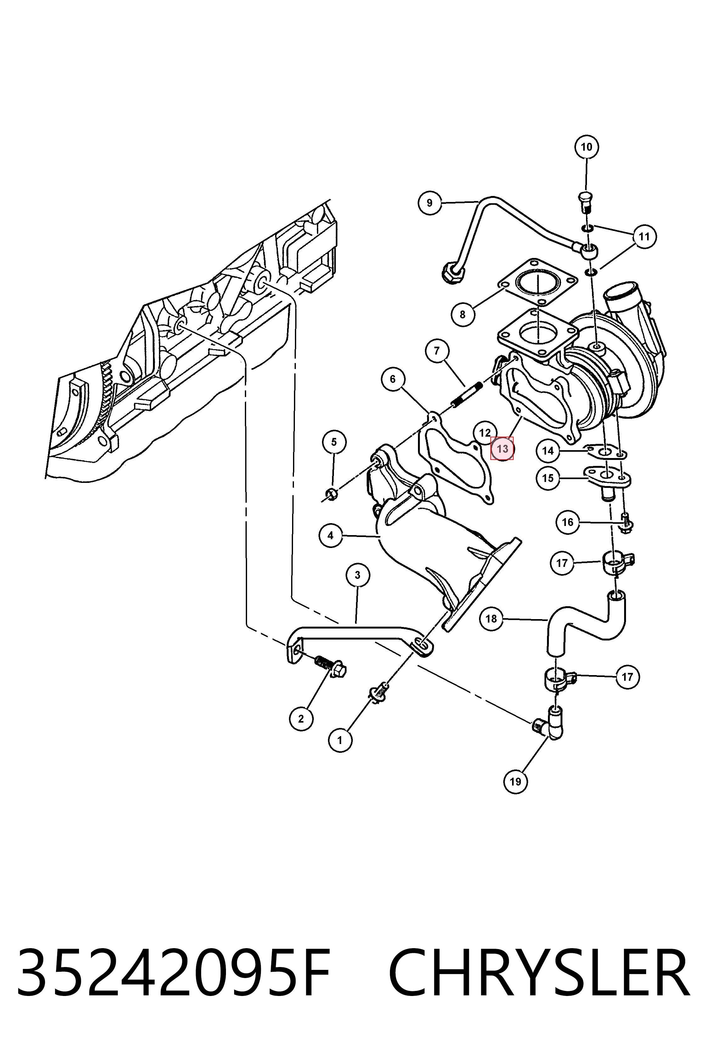 Turbina Fiat/Alfa/Lancia K05083265AA cena, od 158,34 USD