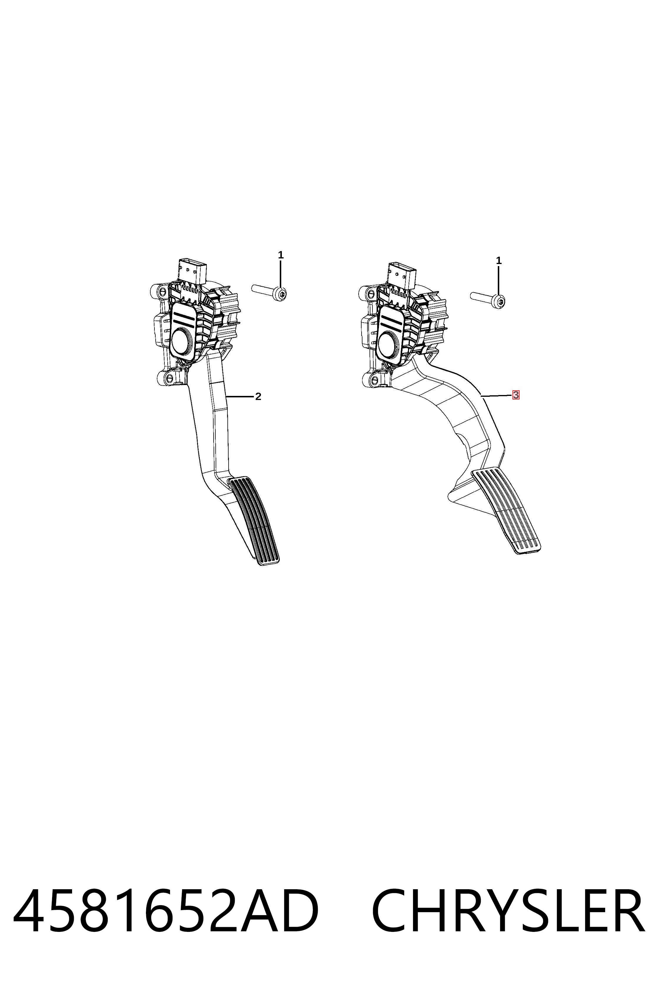 Pedał przyspieszenia (gazu) do Jeep Cherokee  KL