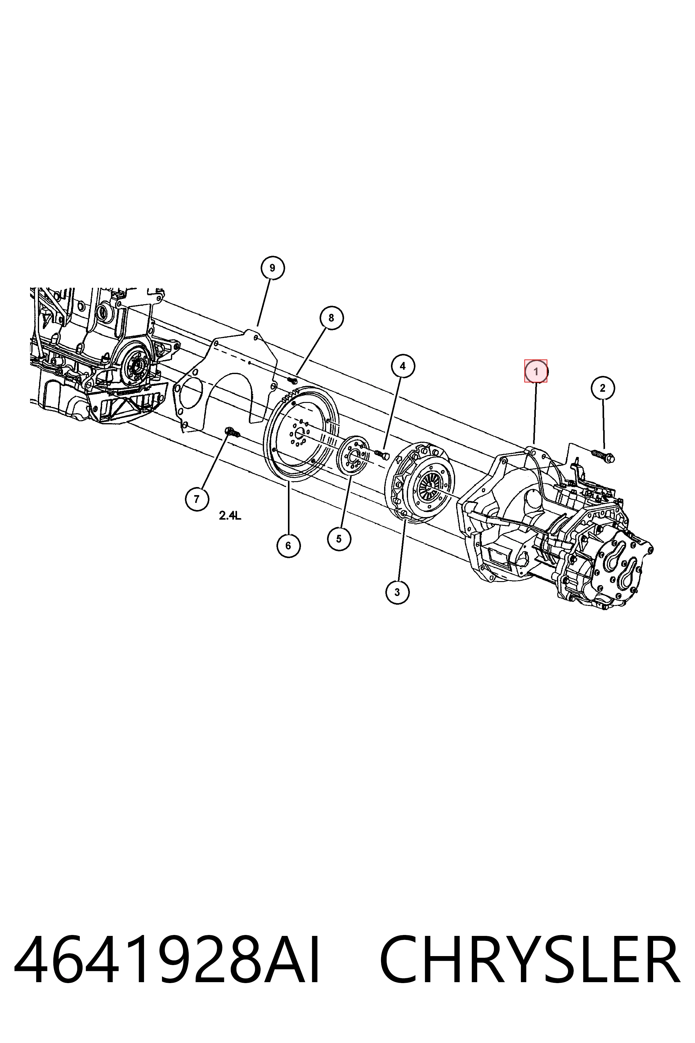 Do koszyka Mechaniczna skrzynia biegów w komplecie Chrysler Voyager III RG, RS