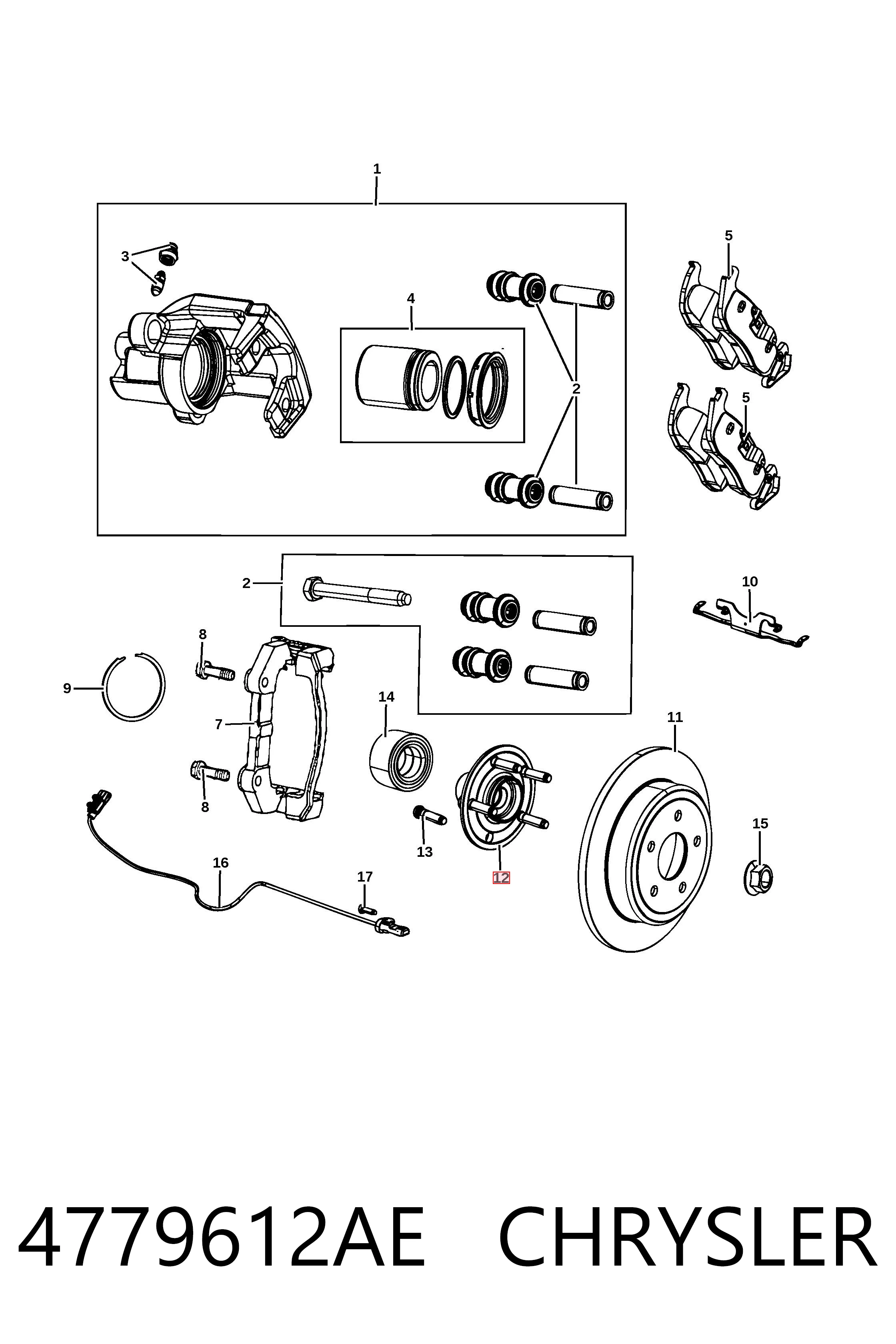 Piasta tylna do Jeep Grand Cherokee IV WK