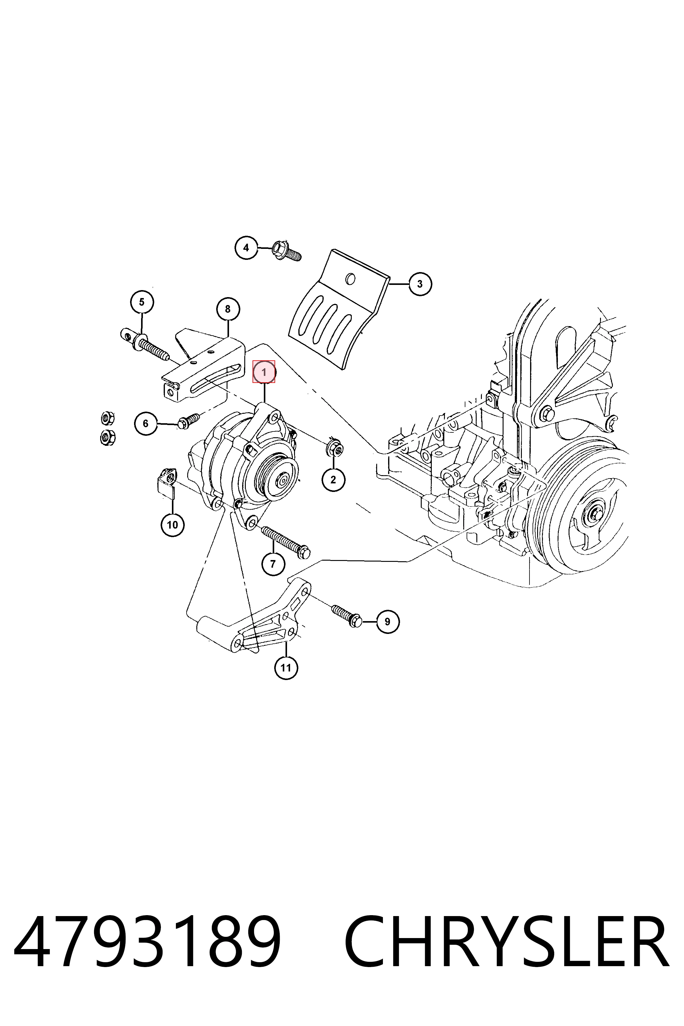  Alternator Dodge Neon 