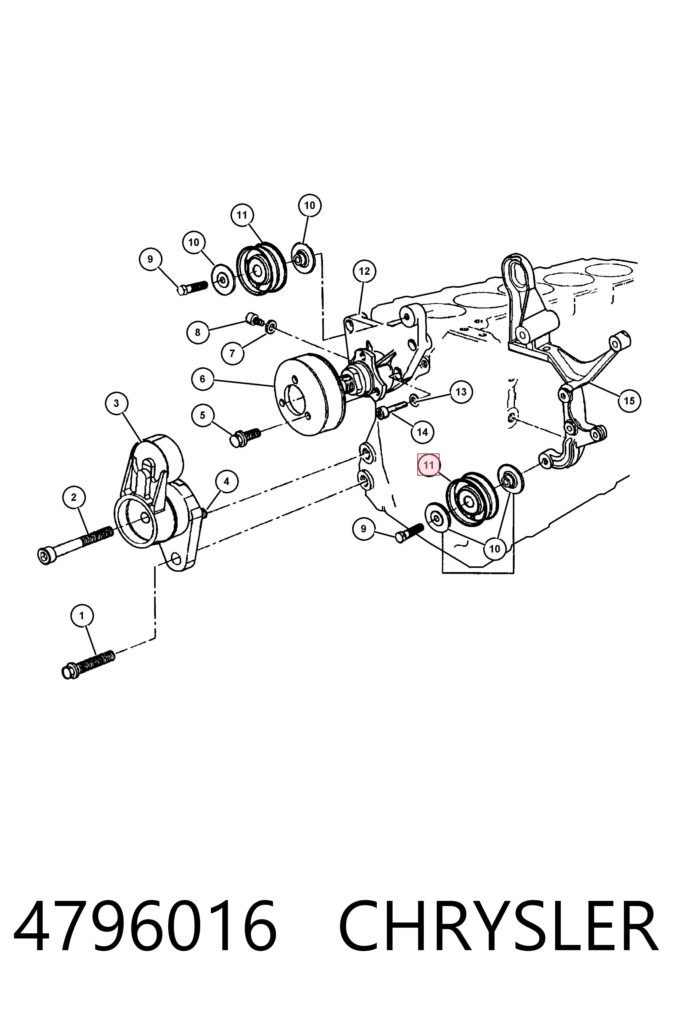 Rolka prowadząca, kierunkowa paska napędowego Fiat/Alfa/Lancia K04796016 cena, od 32,09 USD