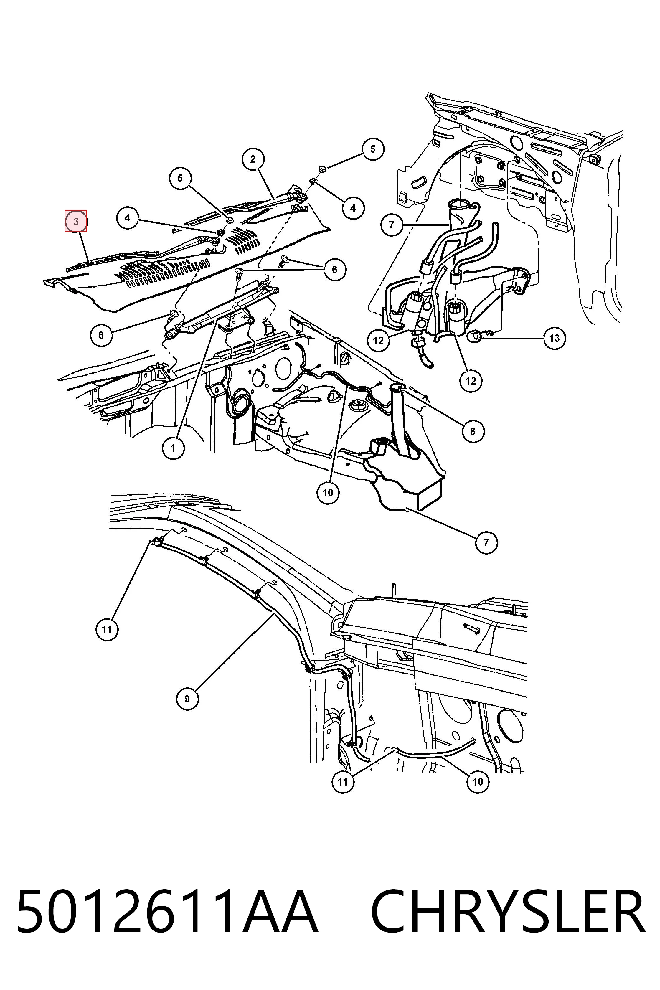 Pióro wycieraczki szyby przedniej, zestaw (2 szt.) Dodge Neon sedana (1995 - 2001) cena, od 9,56 USD