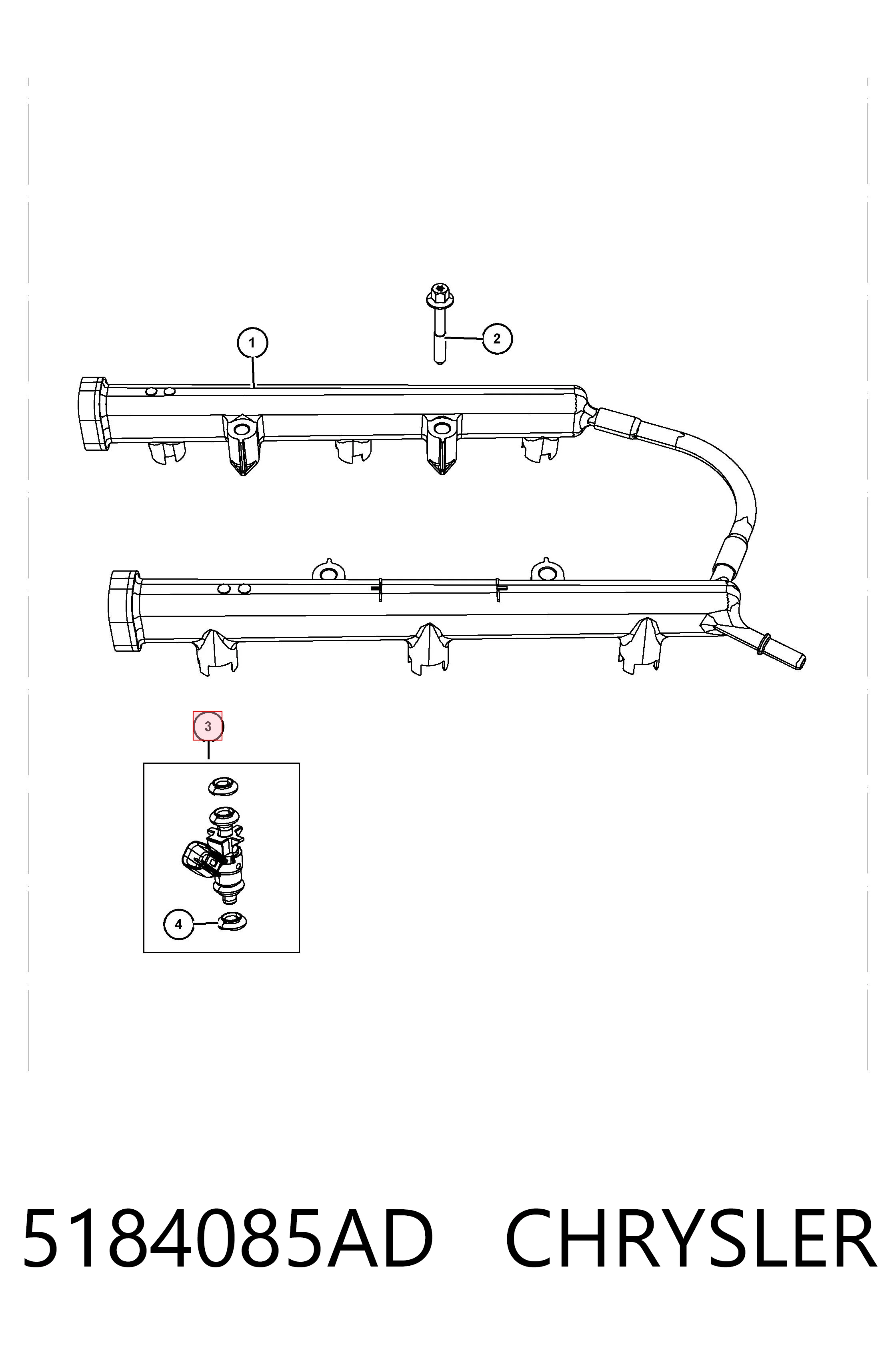 Wtryskiwacz paliwa do Dodge RAM 1500 Extended Cab DS