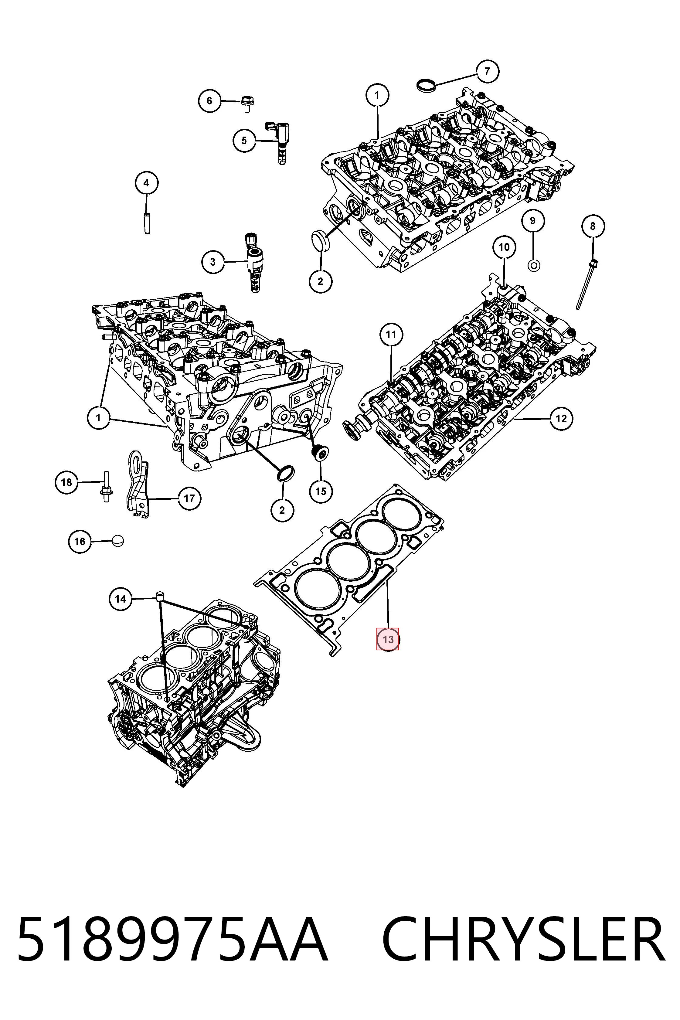 5189975AA Chrysler
