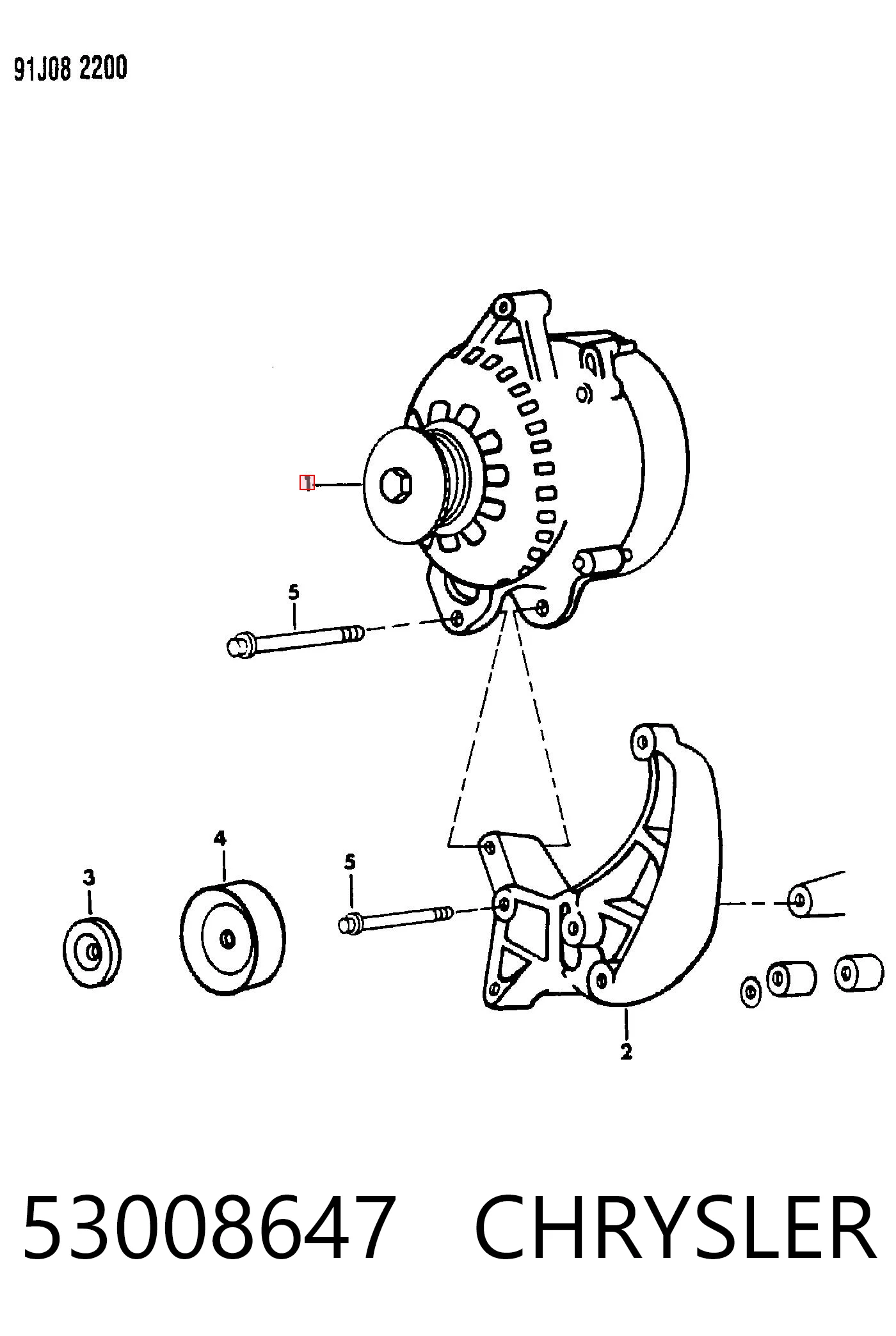 Alternator Chrysler Voyager I ES