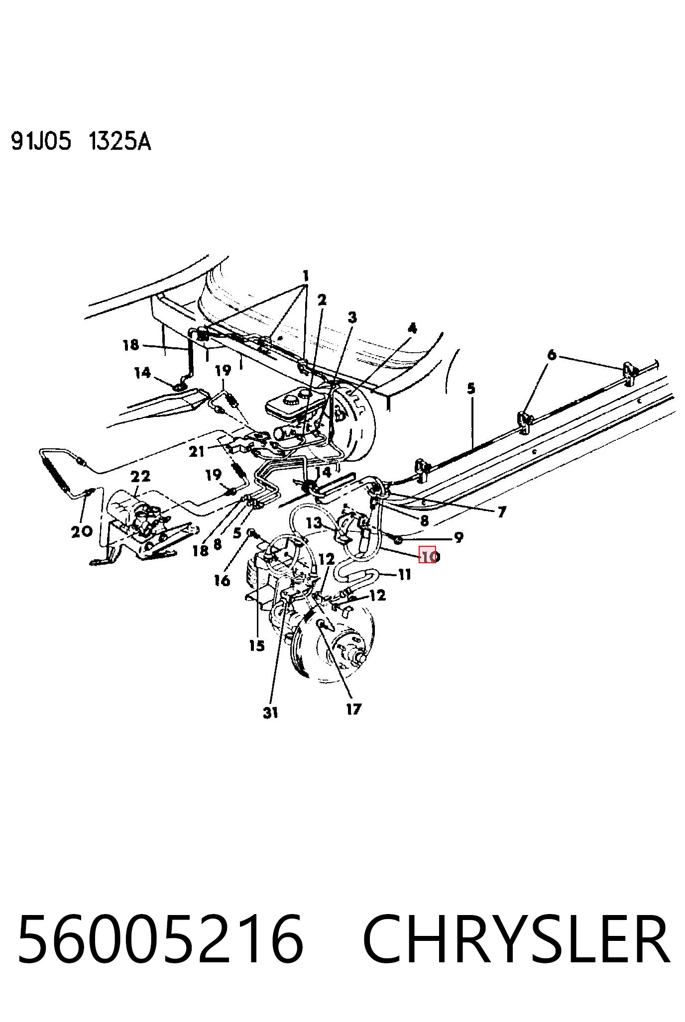 Do koszyka Czujnik ABS przedni Jeep Grand Cherokee LAREDO 