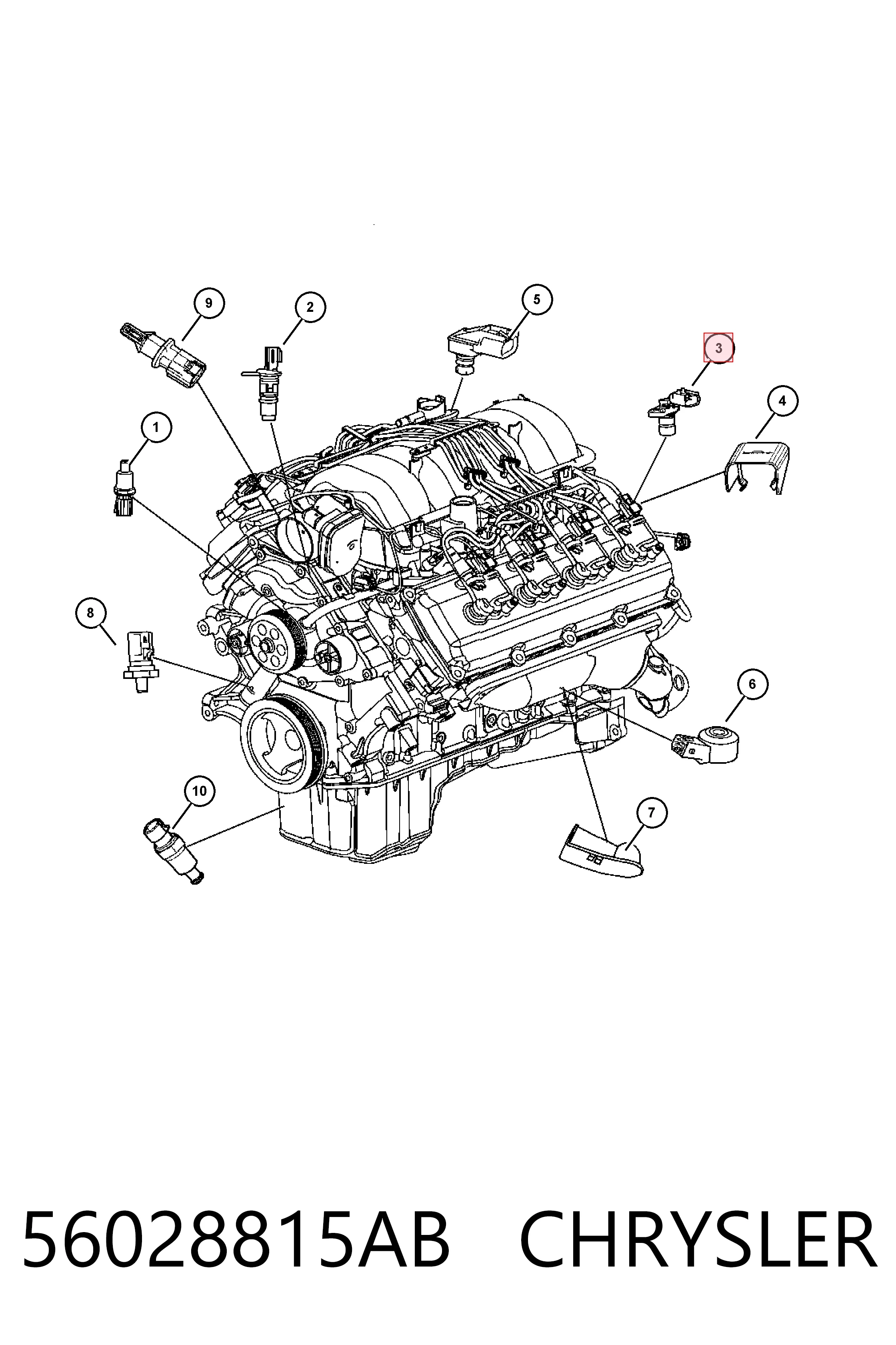 56028815AB Chrysler