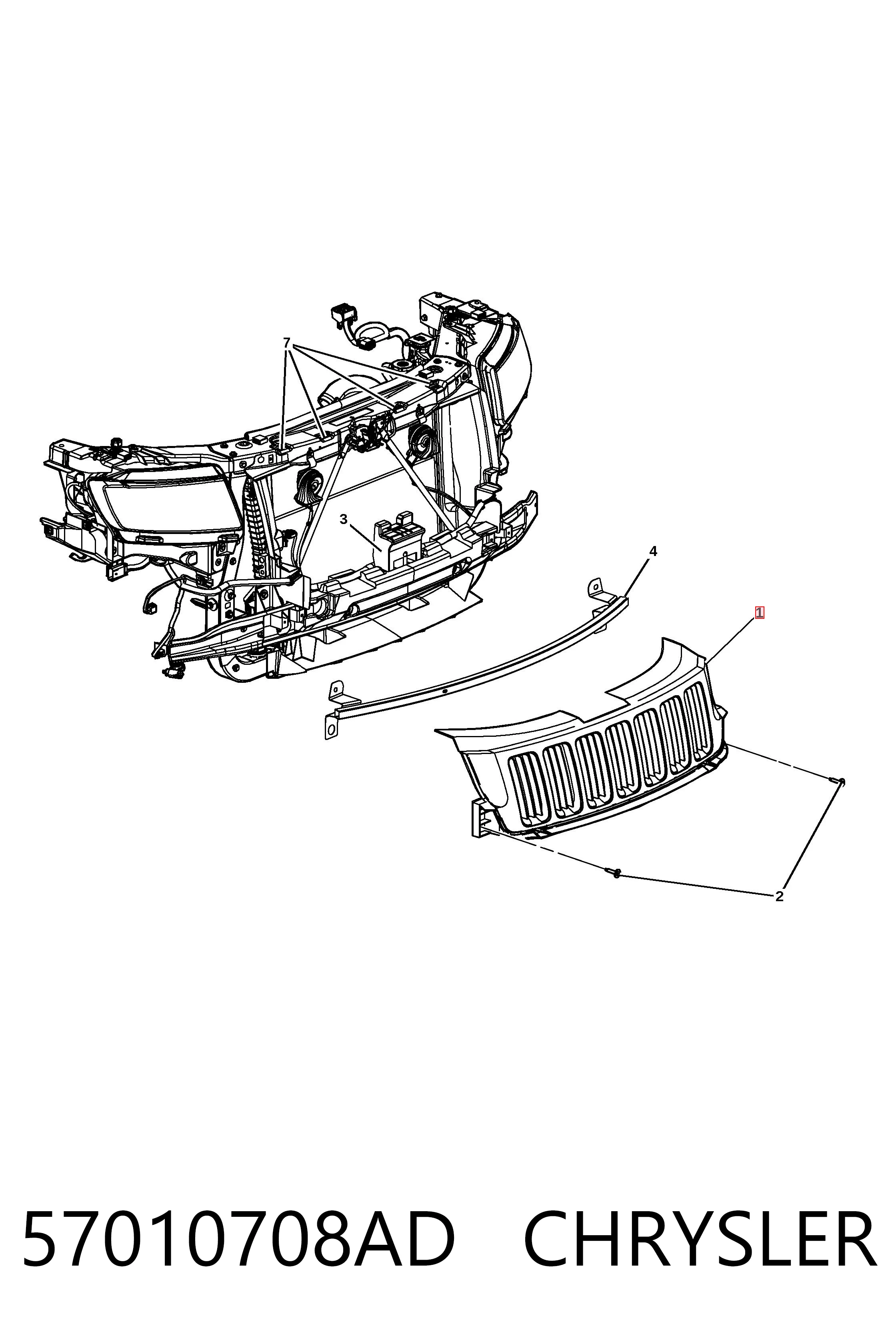 57010708AD Chrysler