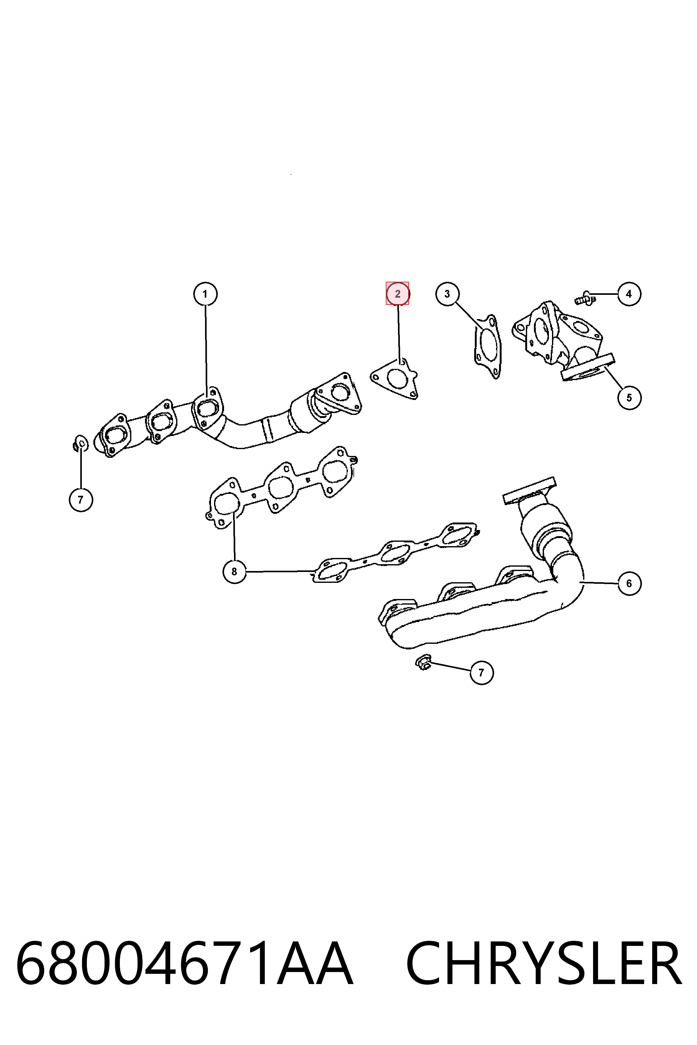 68004671AA Chrysler