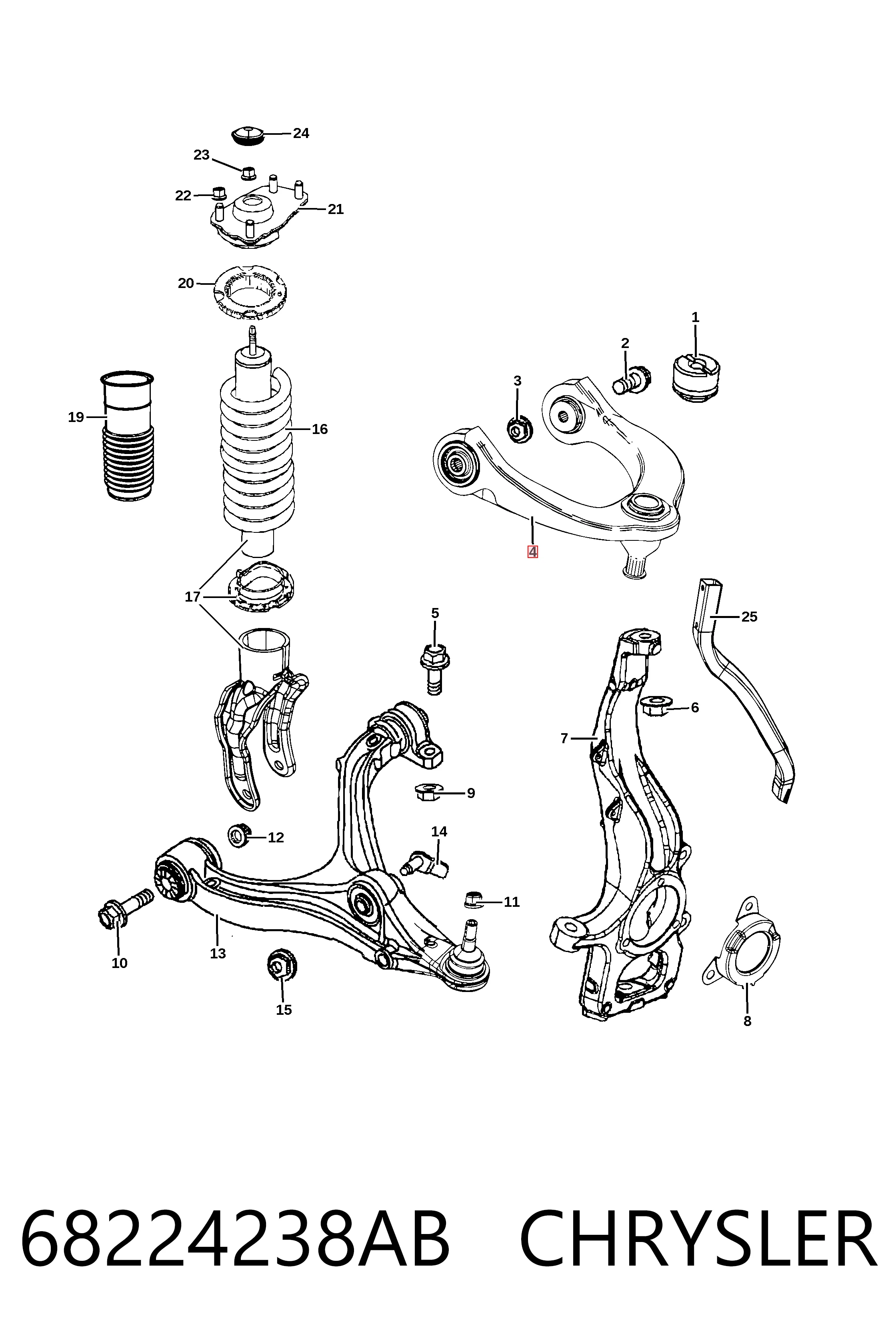 68224238AB Chrysler