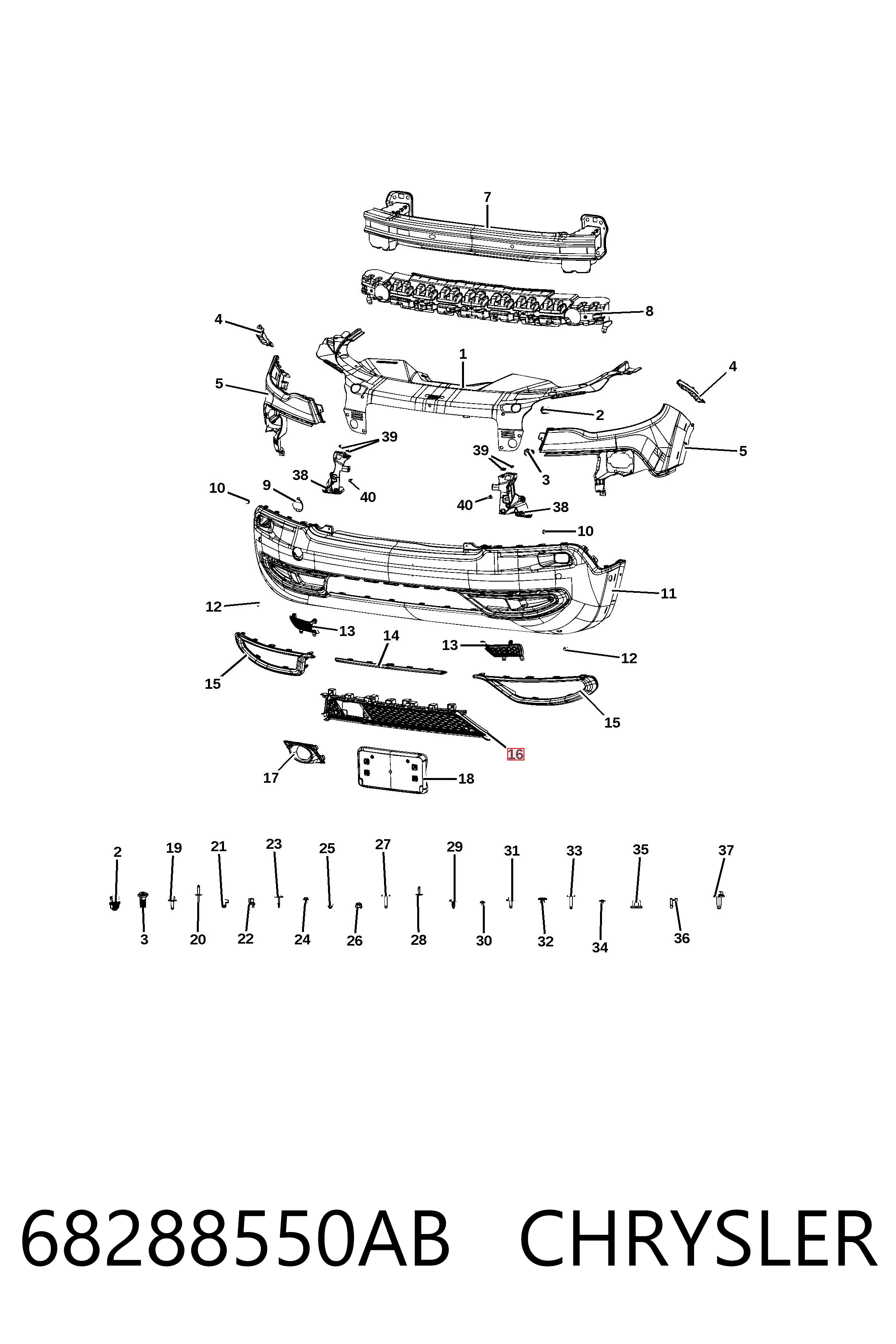68288550AB Chrysler