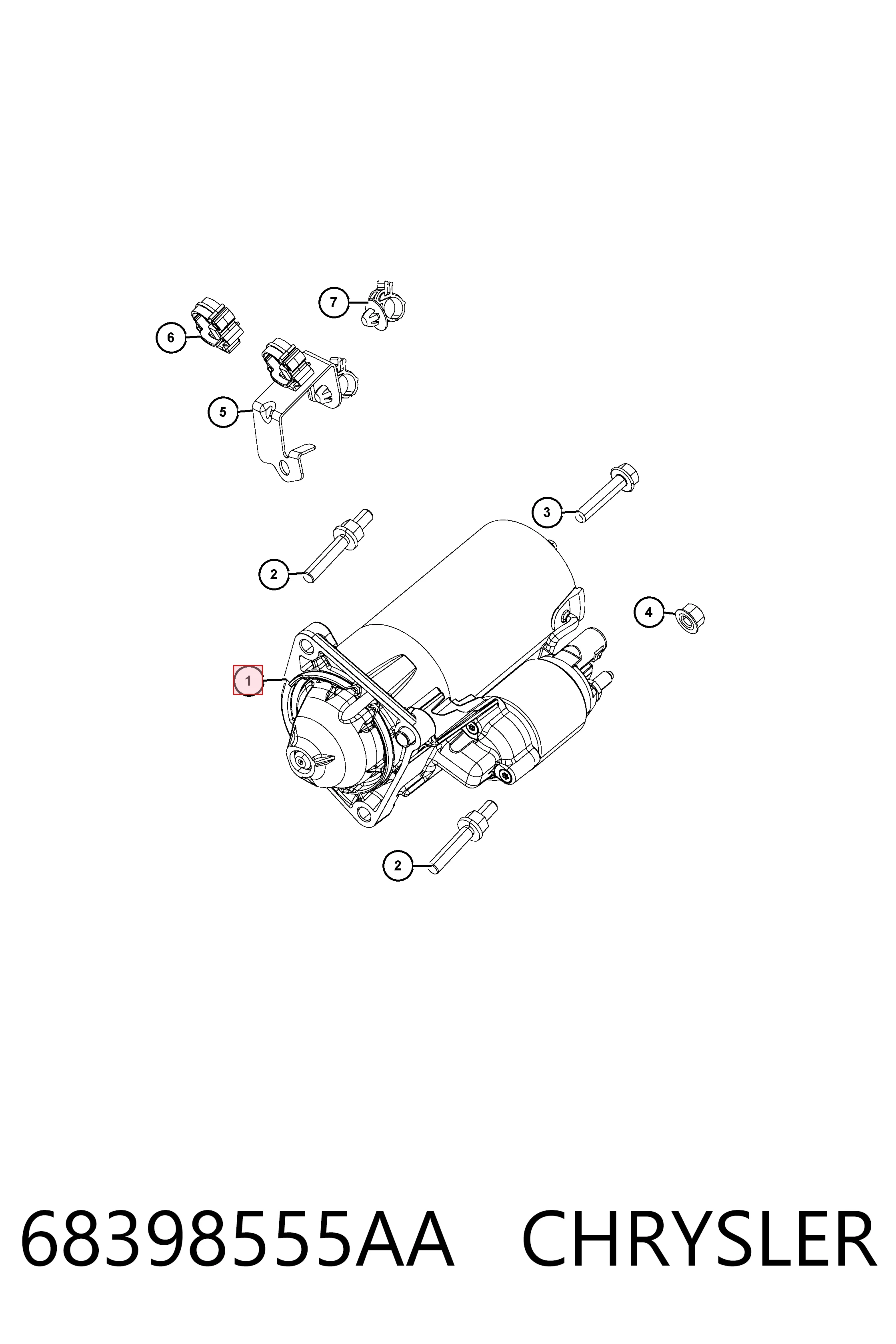Rozrusznik Jeep Cherokee SUV (KL) (2014 - 2023) cena, od 114,22 USD