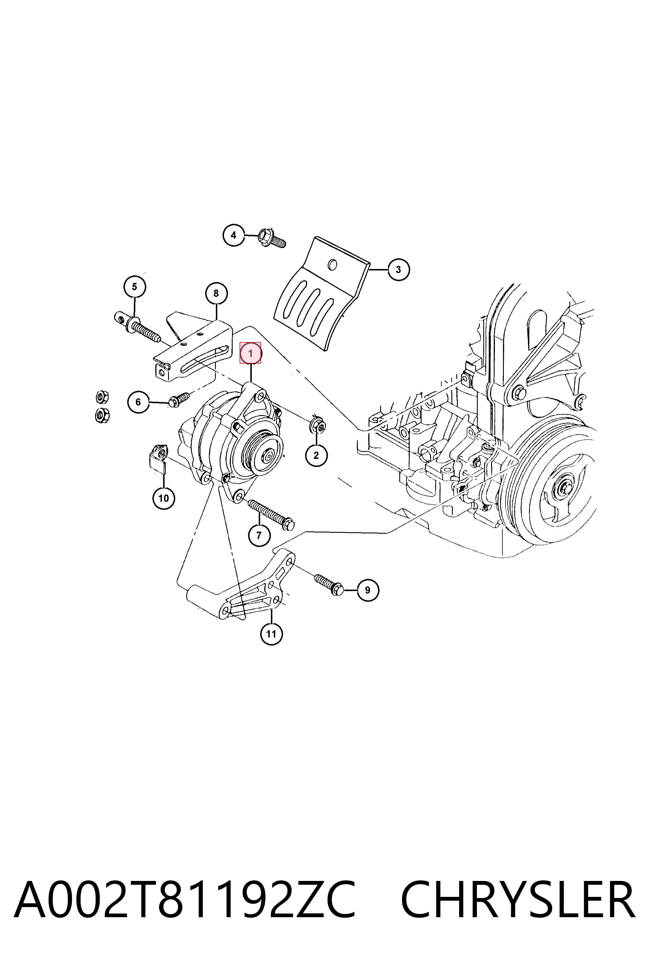Alternator Dodge Neon sedana (1995 - 2001) cena, od 78,69 USD