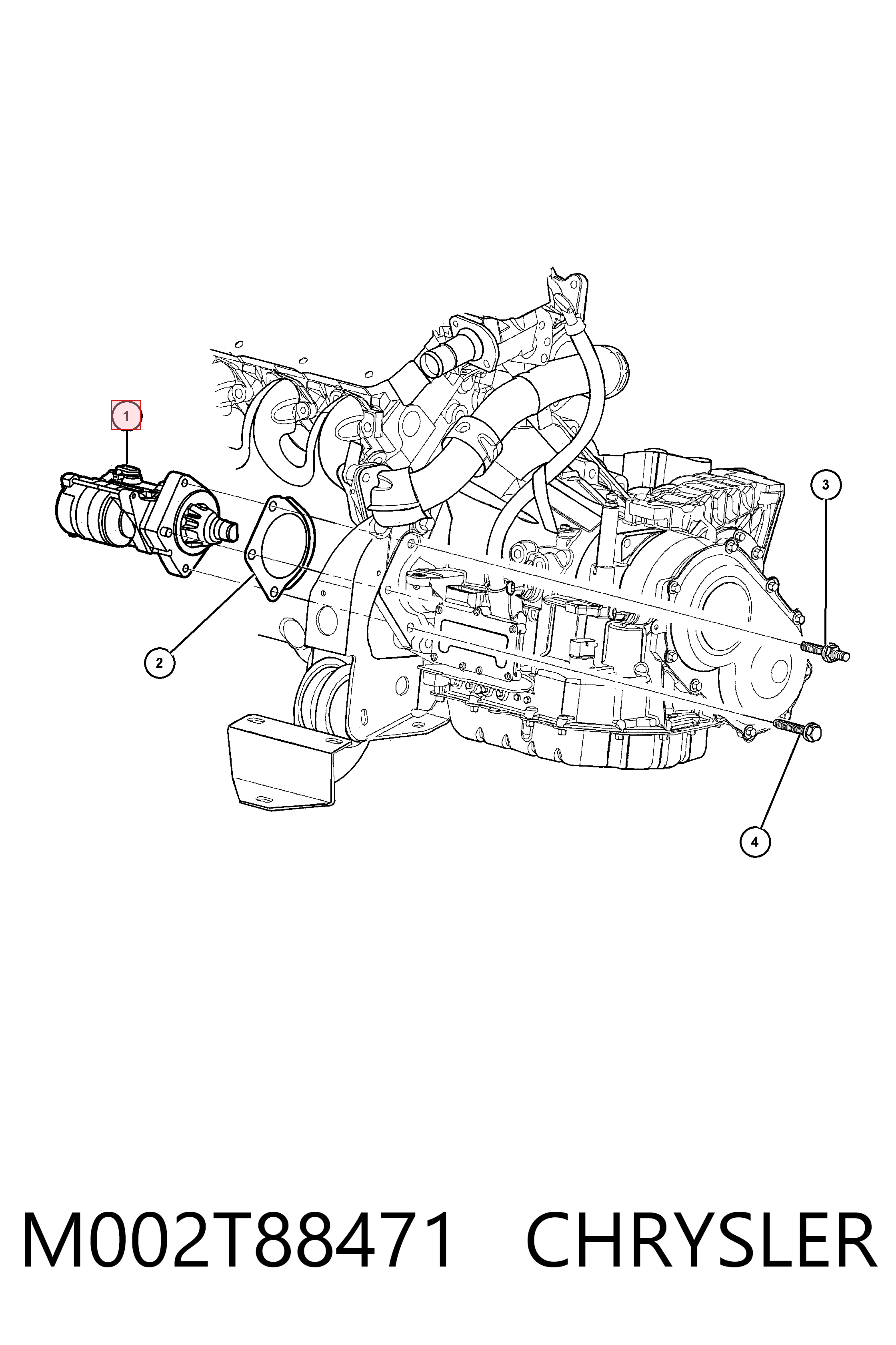 Rozrusznik do Chrysler Voyager III RG, RS