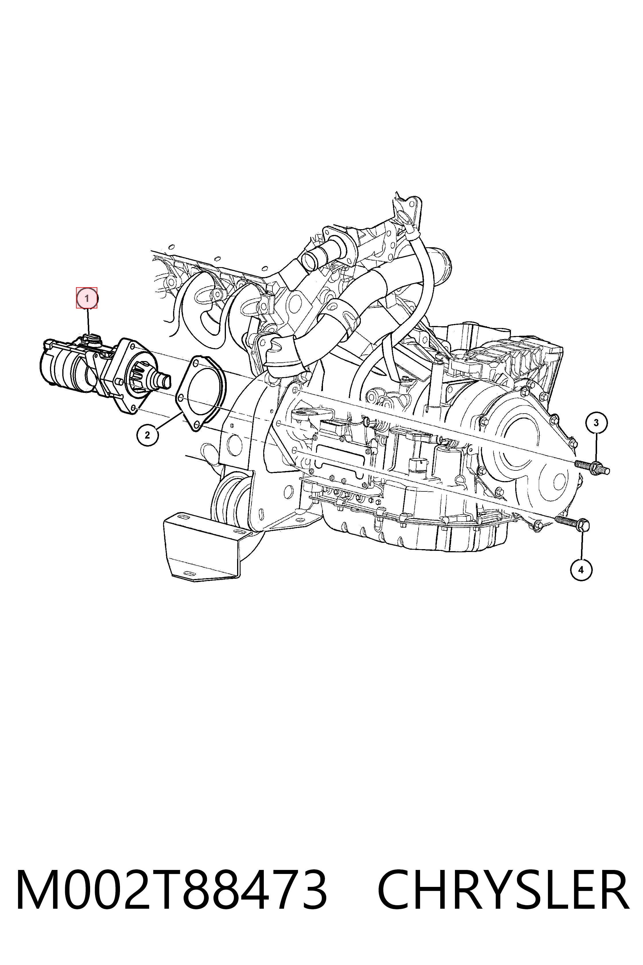 Rozrusznik Chrysler Voyager III minivan (RG, RS) (1999 - 2008) cena, od 76,27 USD