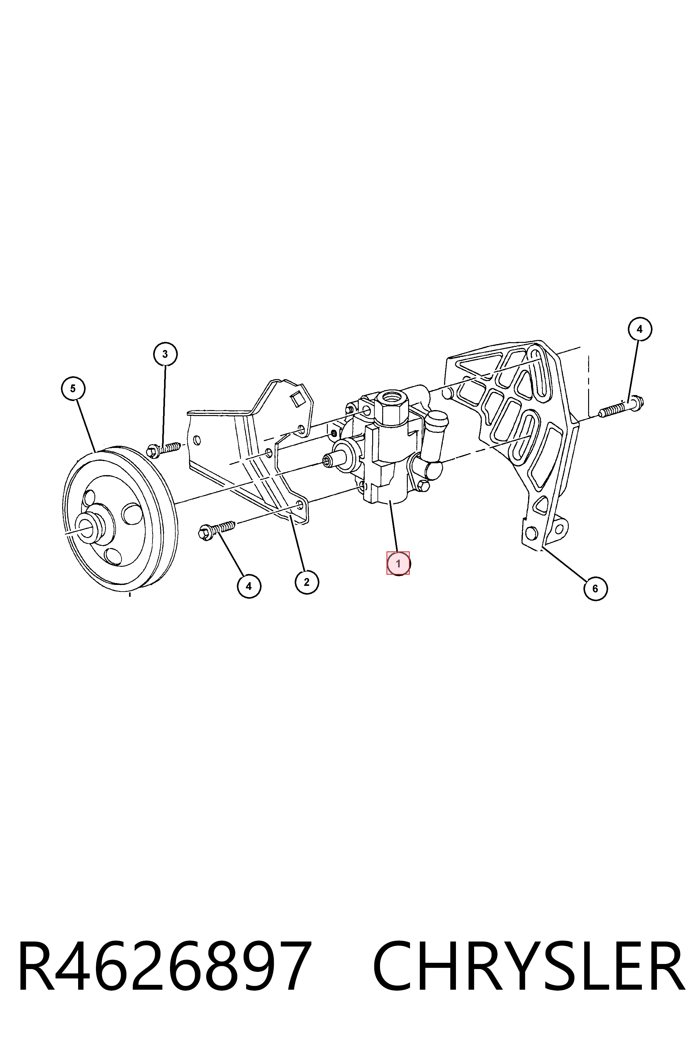 Pompa wspomagania hydraulicznego kierownicy do Dodge Neon  