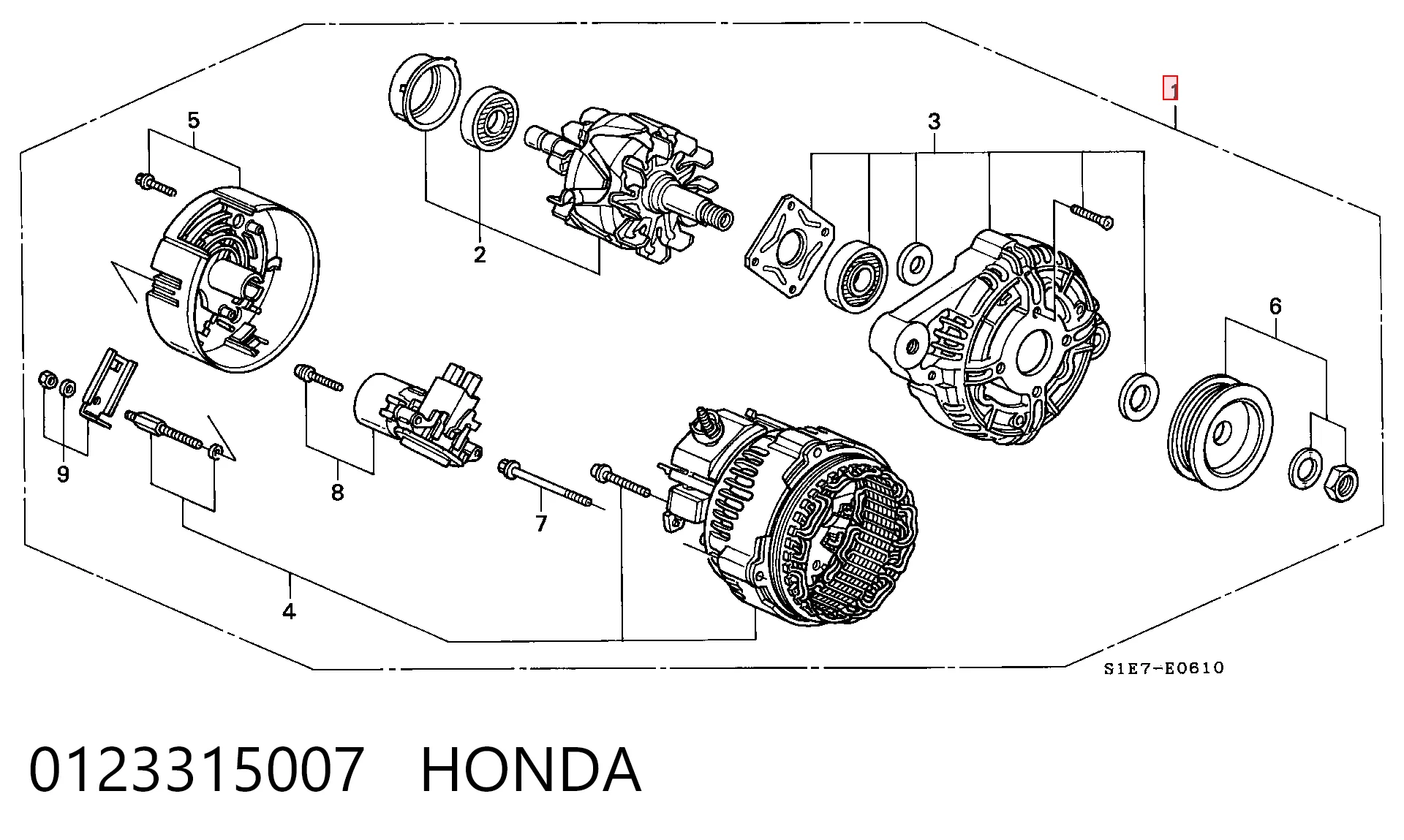 Alternator Honda Civic VI