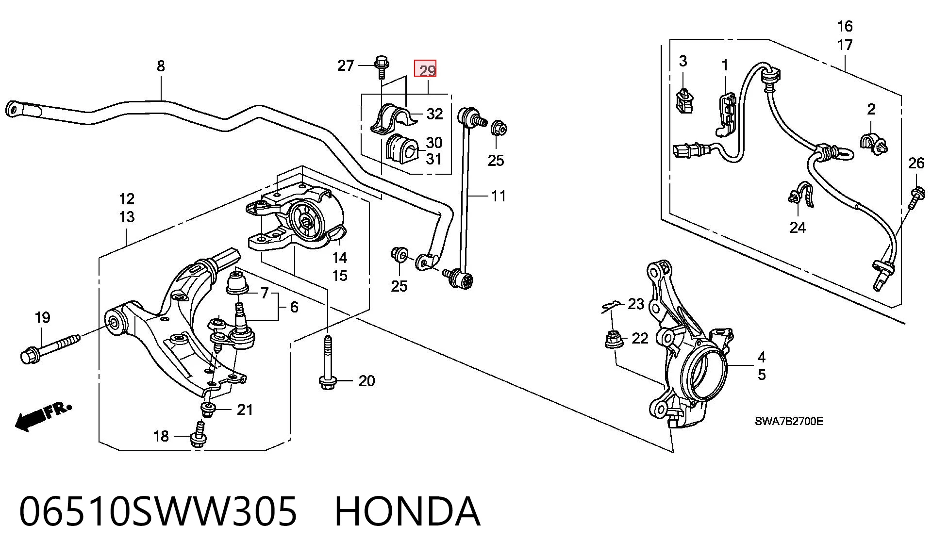 06510SWW305 Honda