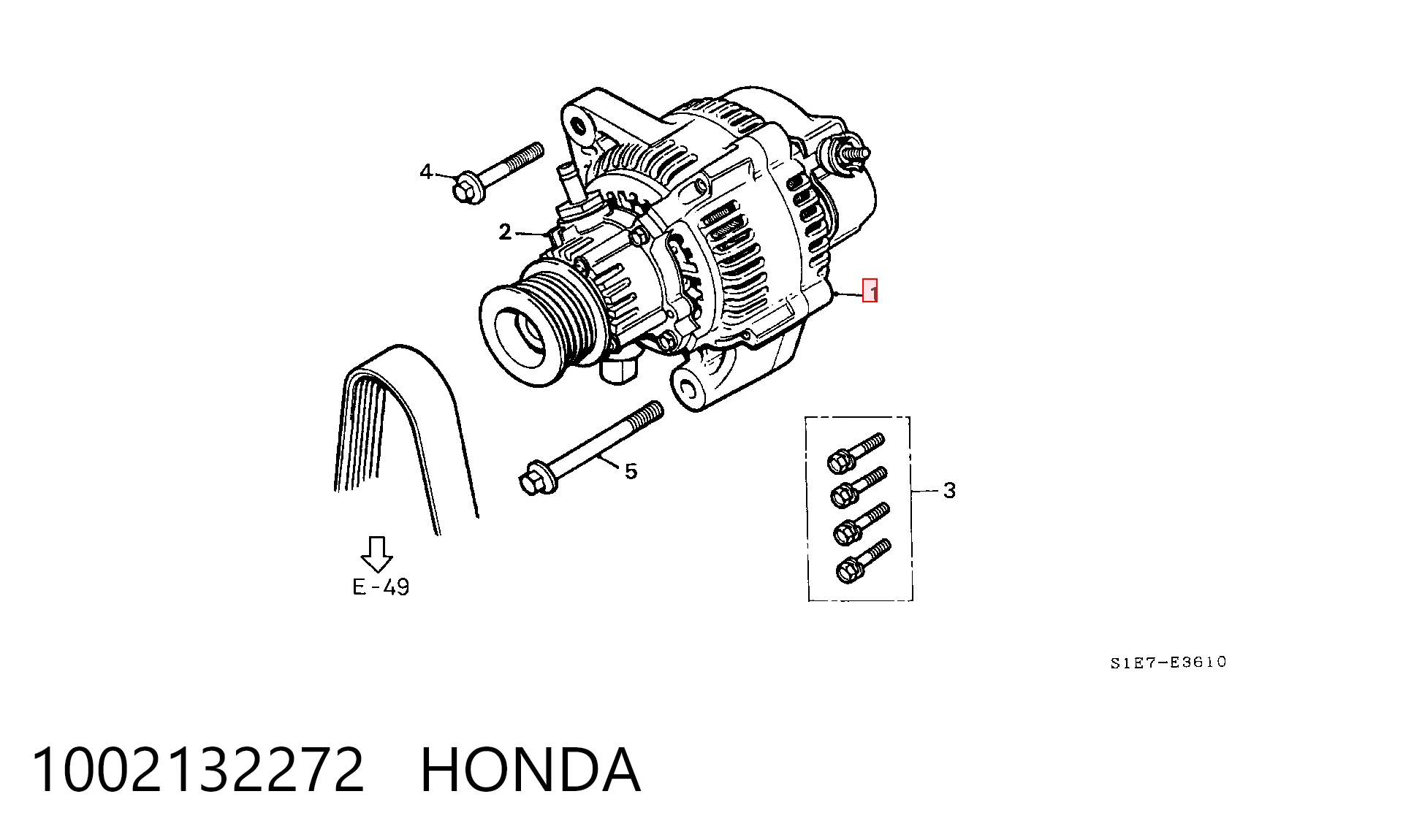 Alternator do Honda Accord V CE, CF