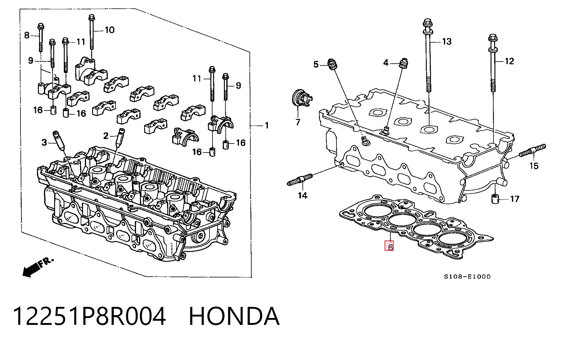 12251P8R004 Honda