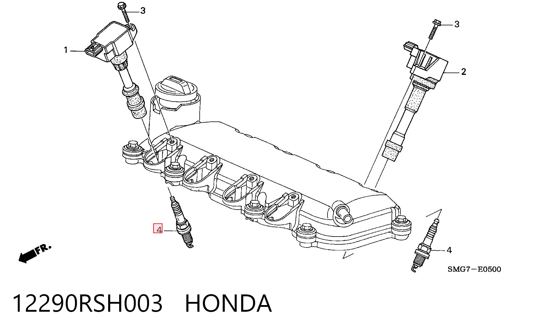12290RSH003 Honda Świeca zapłonowa