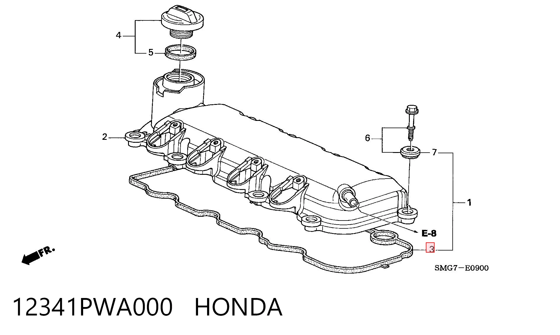 12341PWA000 Honda